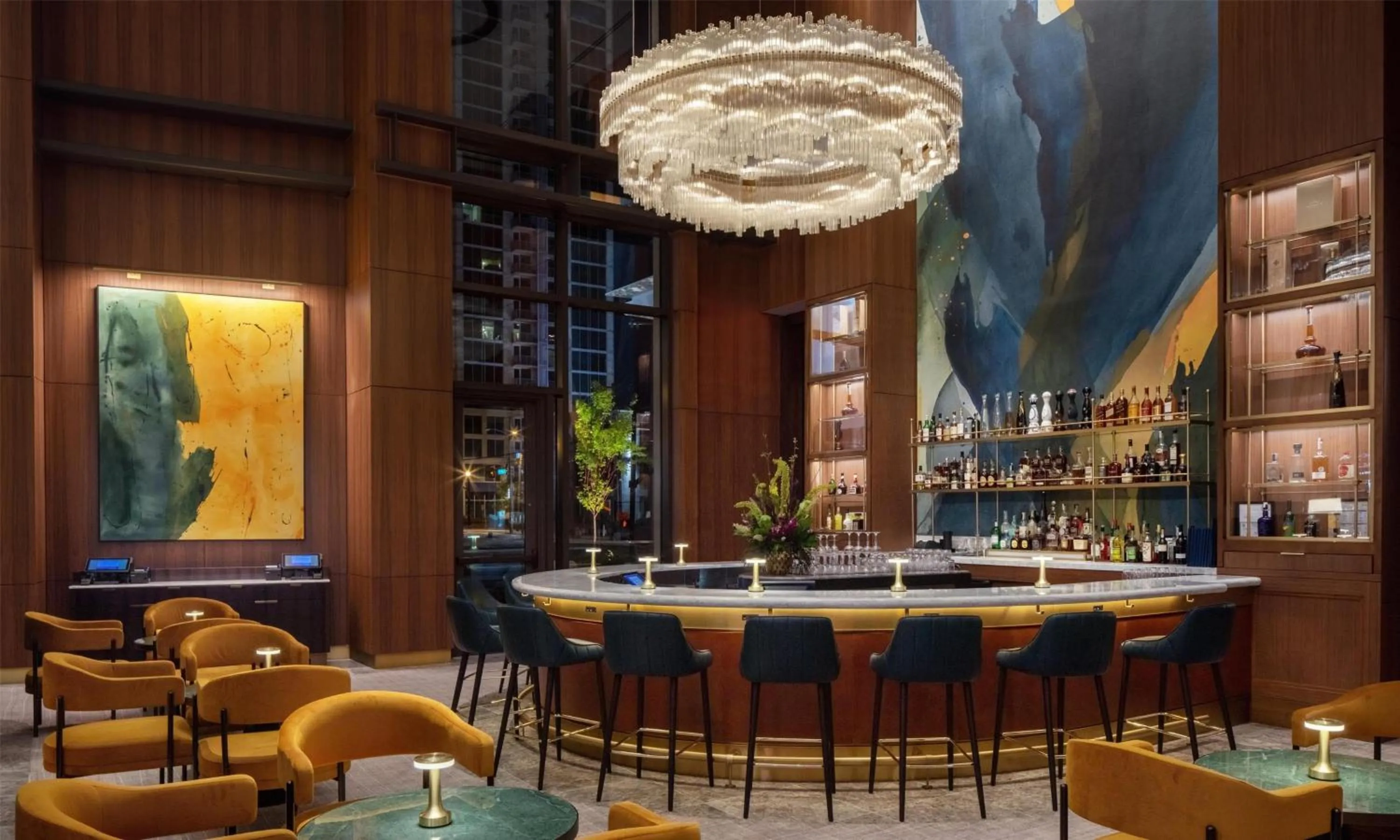 Dining area in Conrad Nashville