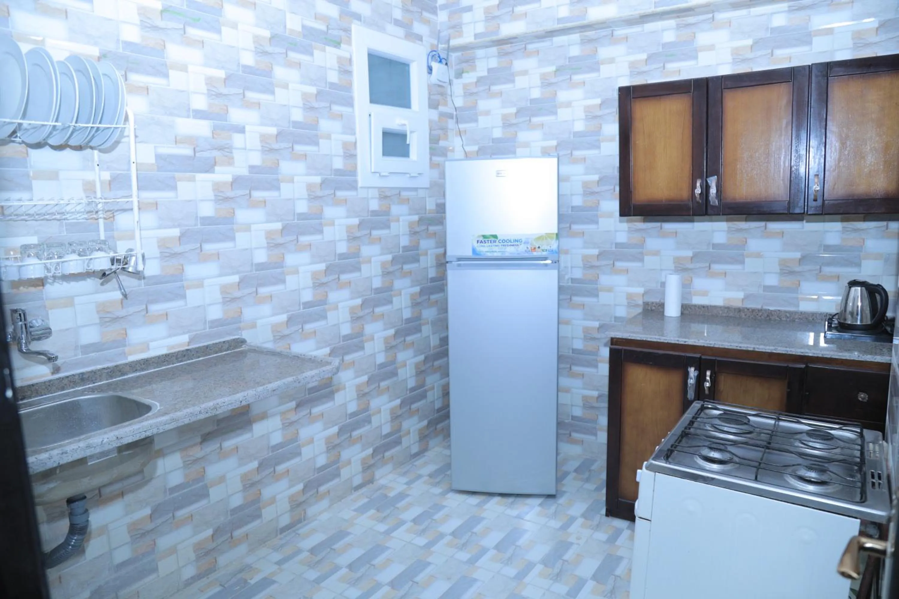 Kitchen or kitchenette in Jewel Fayed Hotel