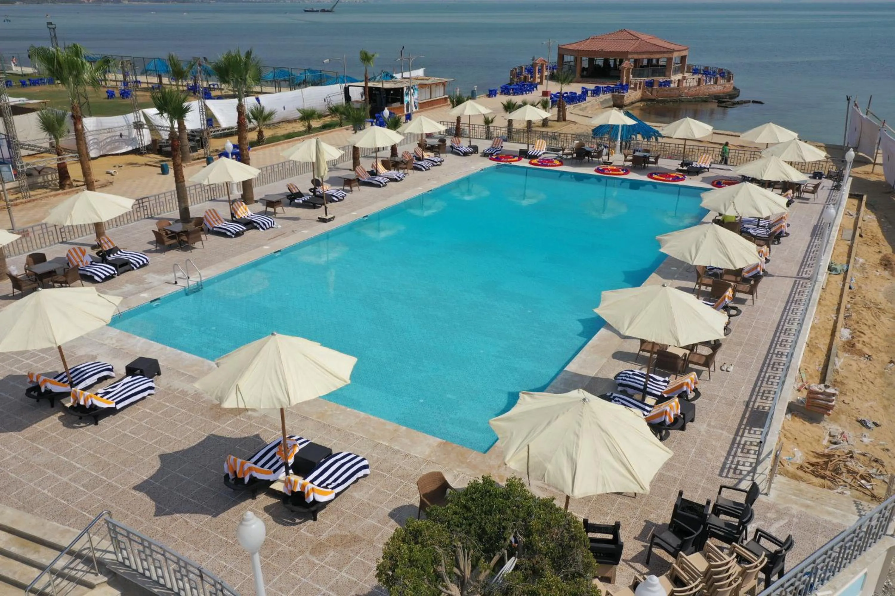 Swimming pool in Jewel Fayed Hotel