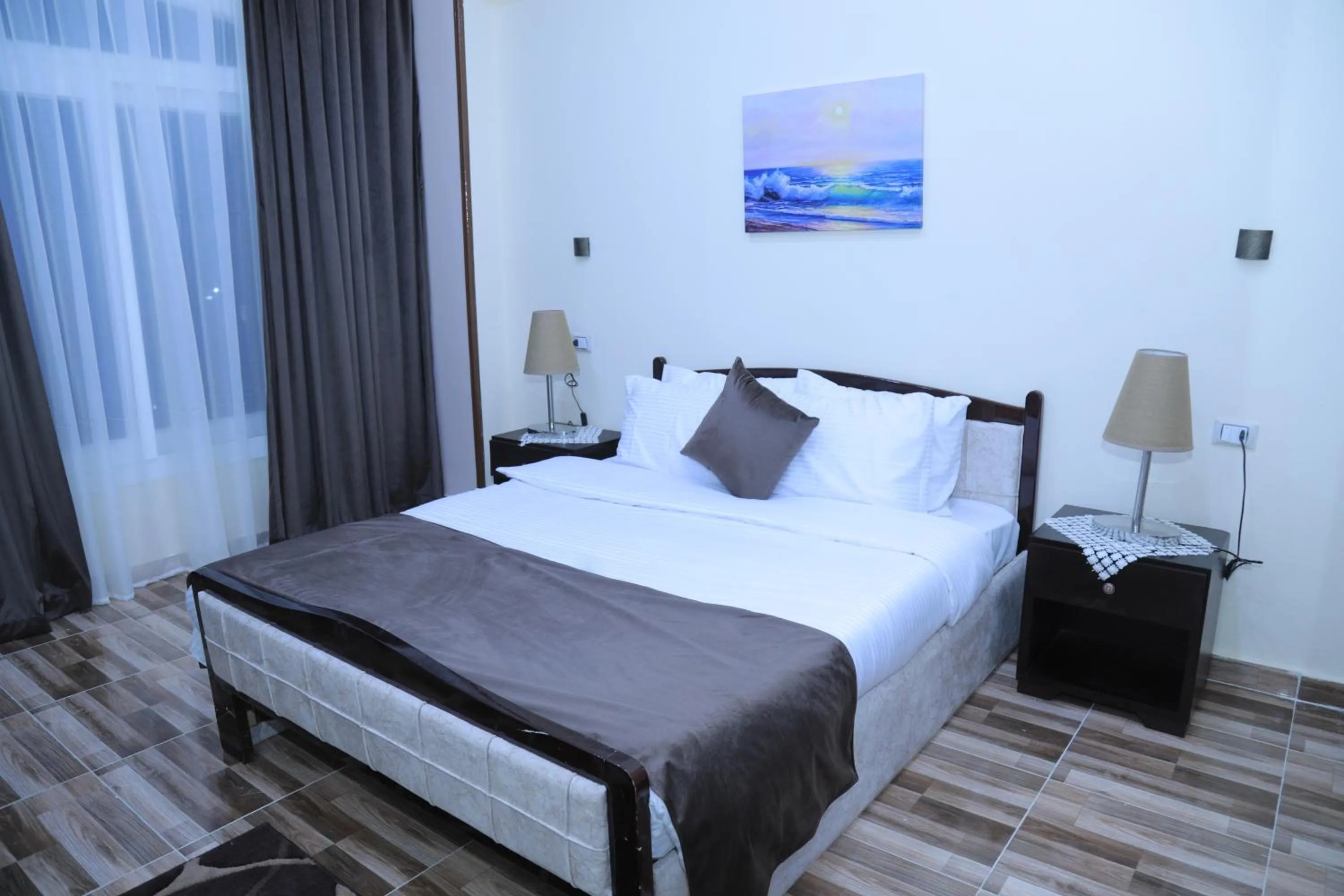 Bed in Jewel Fayed Hotel