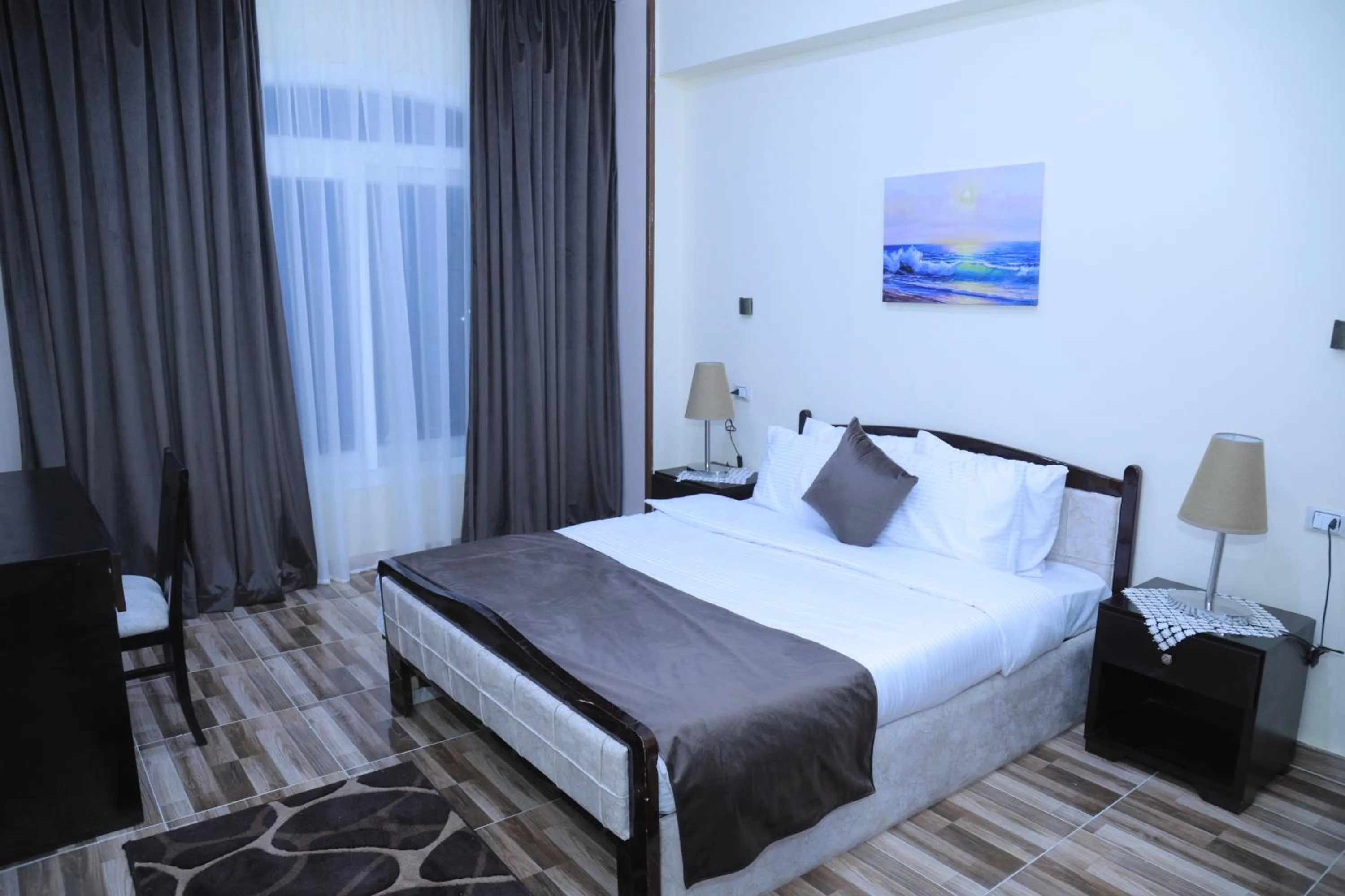 Bed in Jewel Fayed Hotel