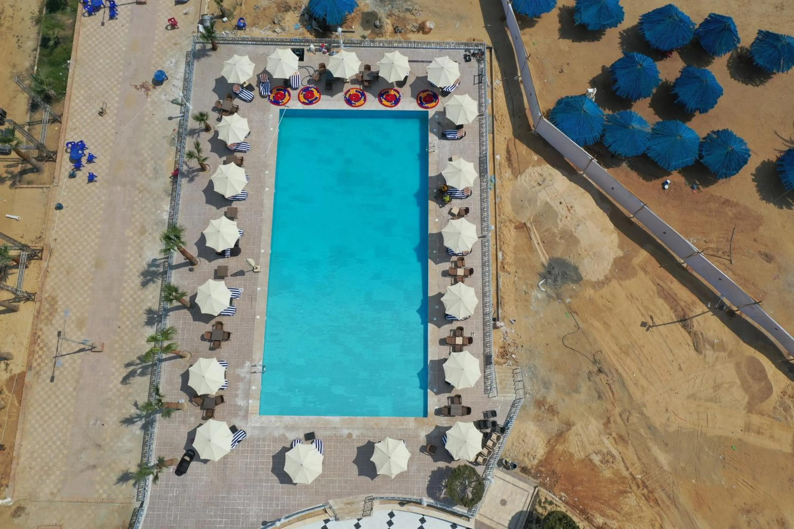 Pool view in Jewel Fayed Hotel