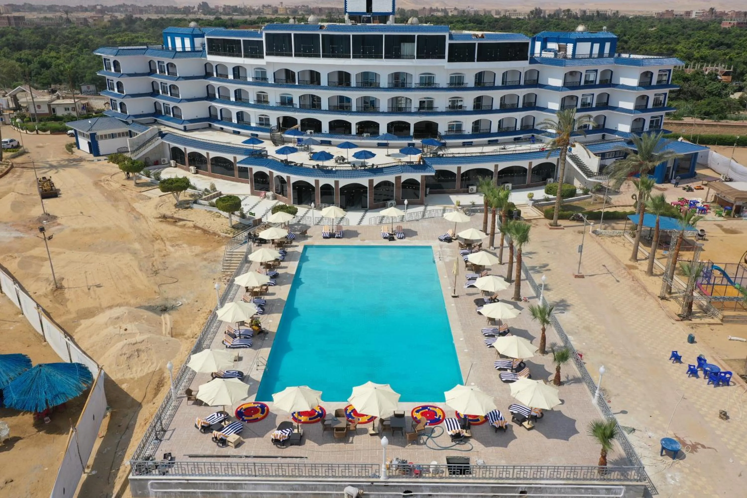 Bird's eye view in Jewel Fayed Hotel