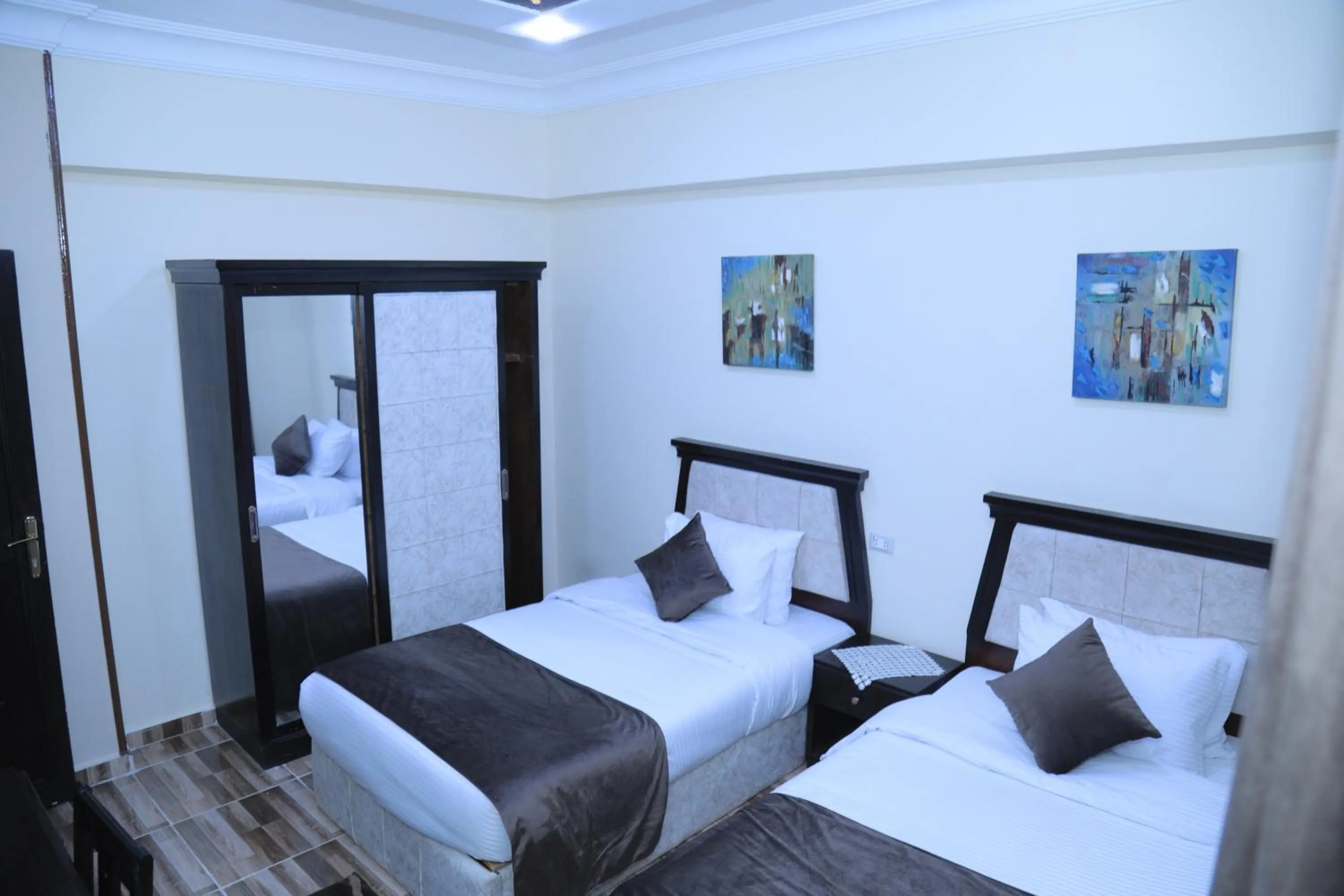 Bed in Jewel Fayed Hotel