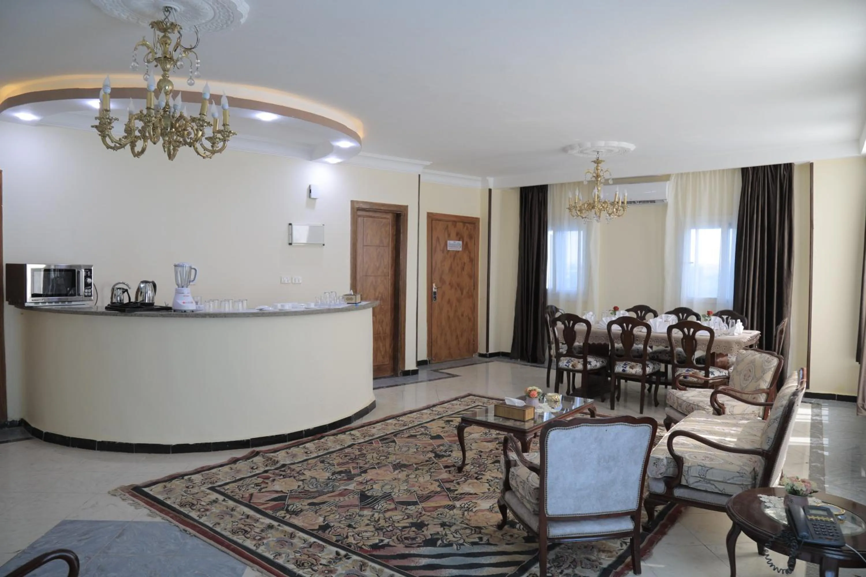 Living room in Jewel Fayed Hotel