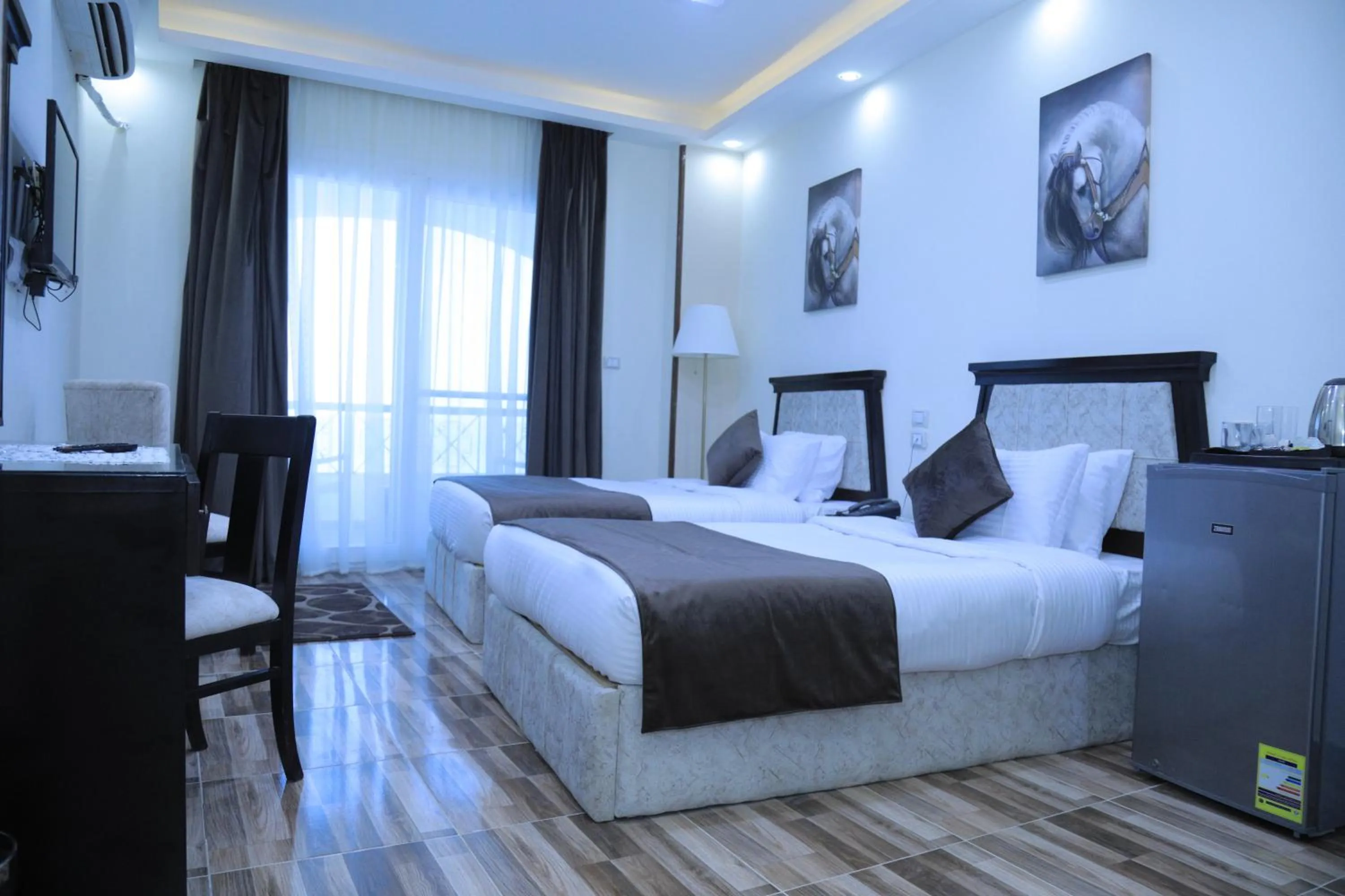 Bed in Jewel Fayed Hotel