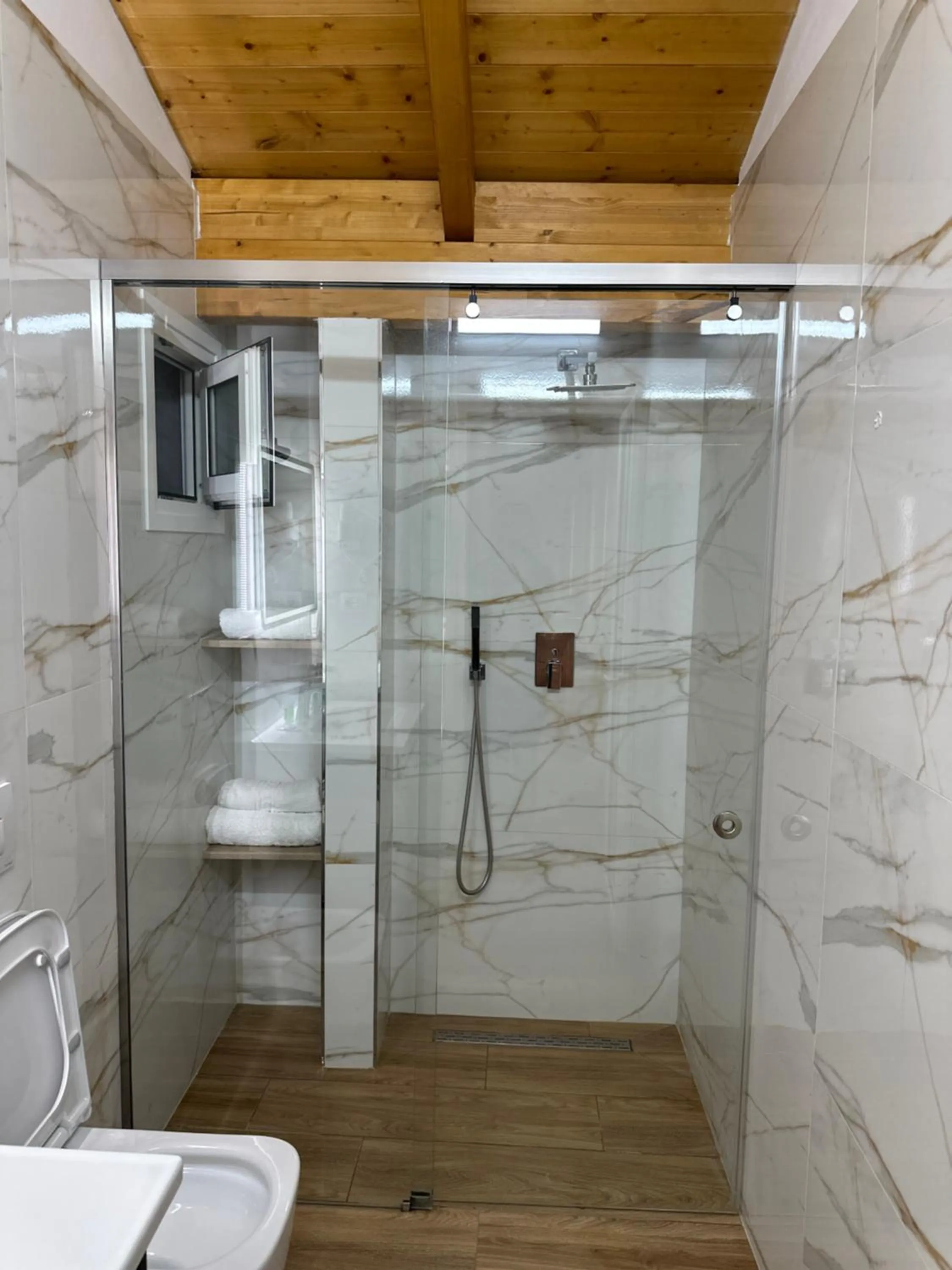 Shower in Arial Penthouse Suites
