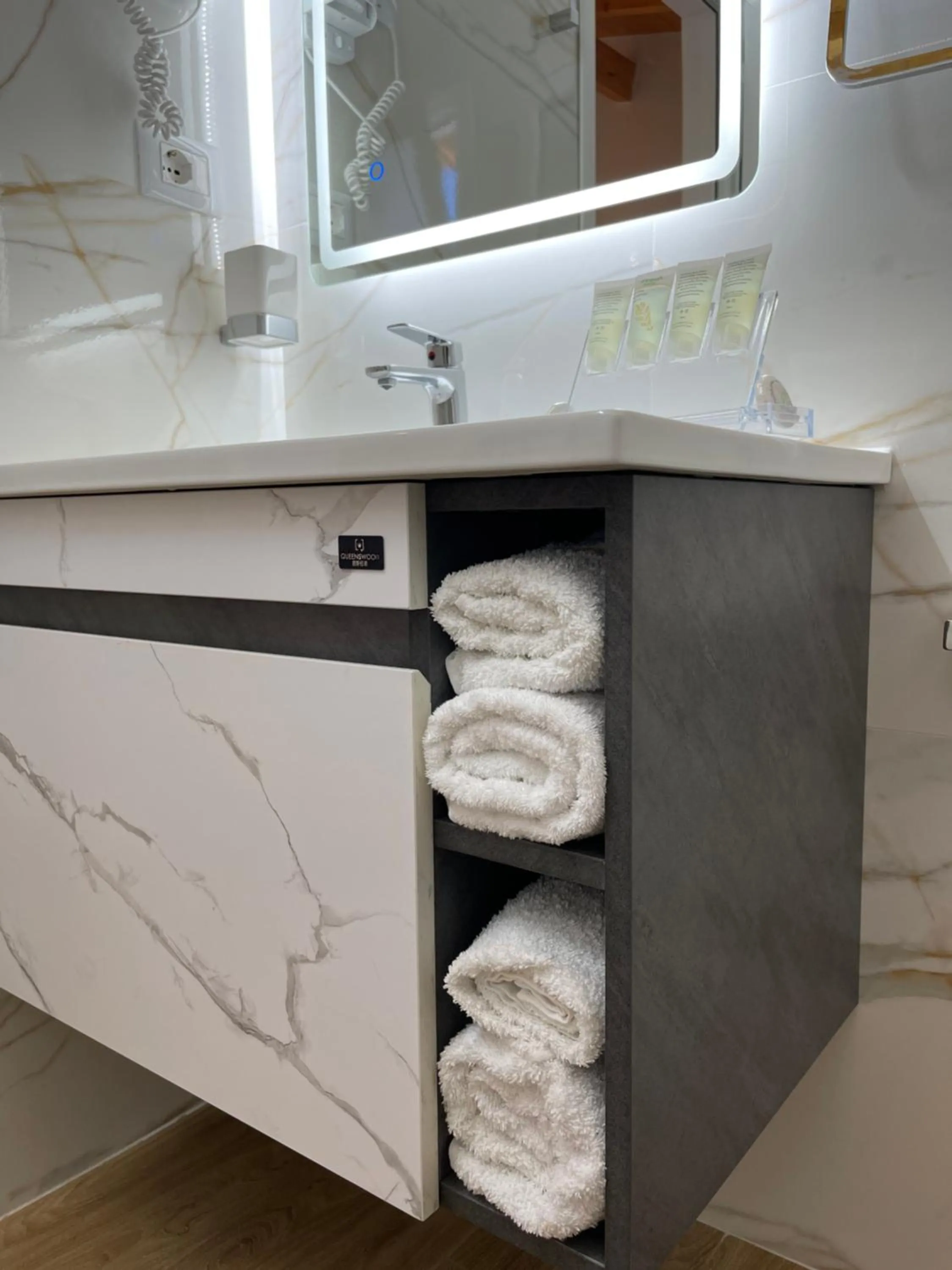 Bathroom in Arial Penthouse Suites
