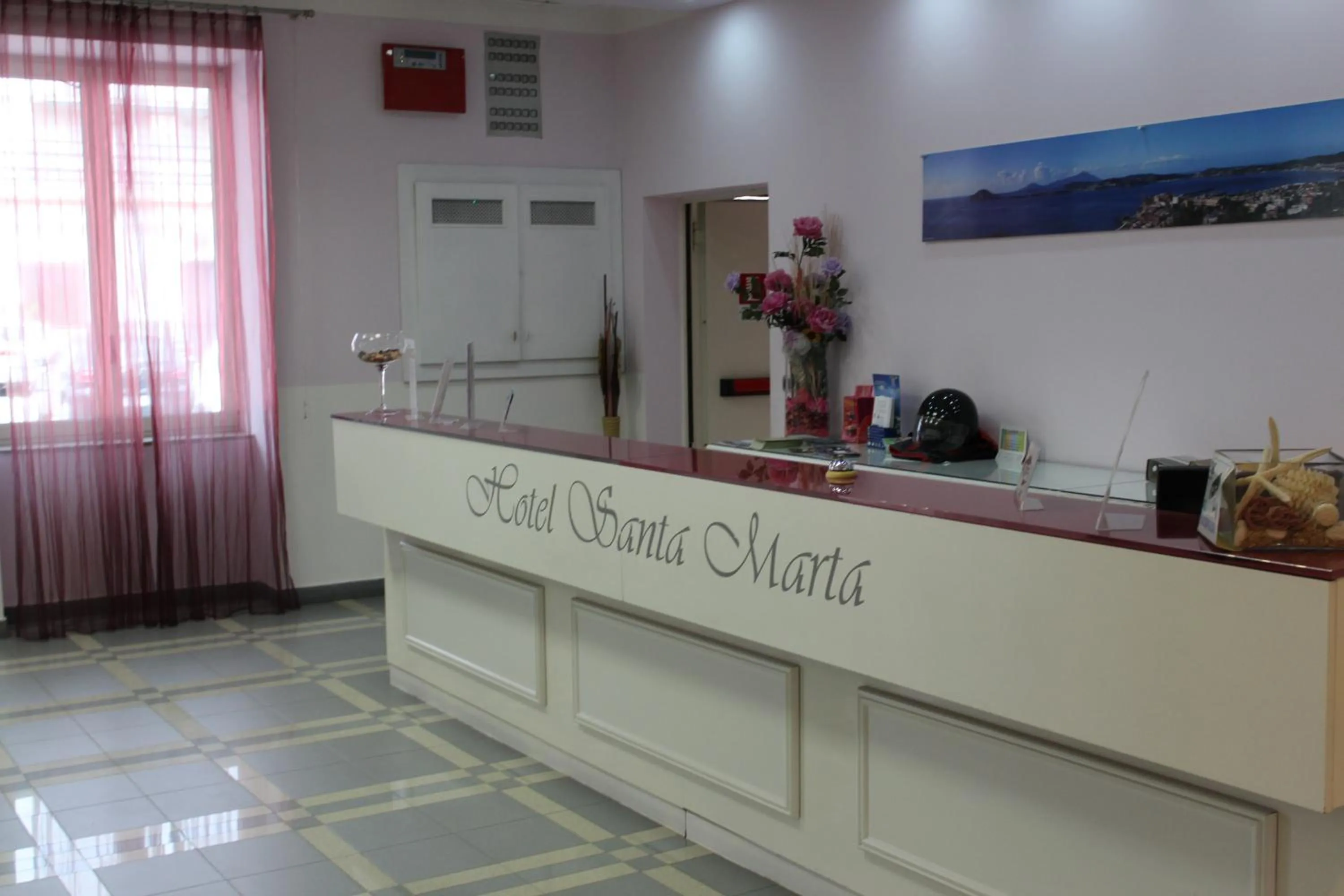 Lobby or reception in Hotel Santa Marta