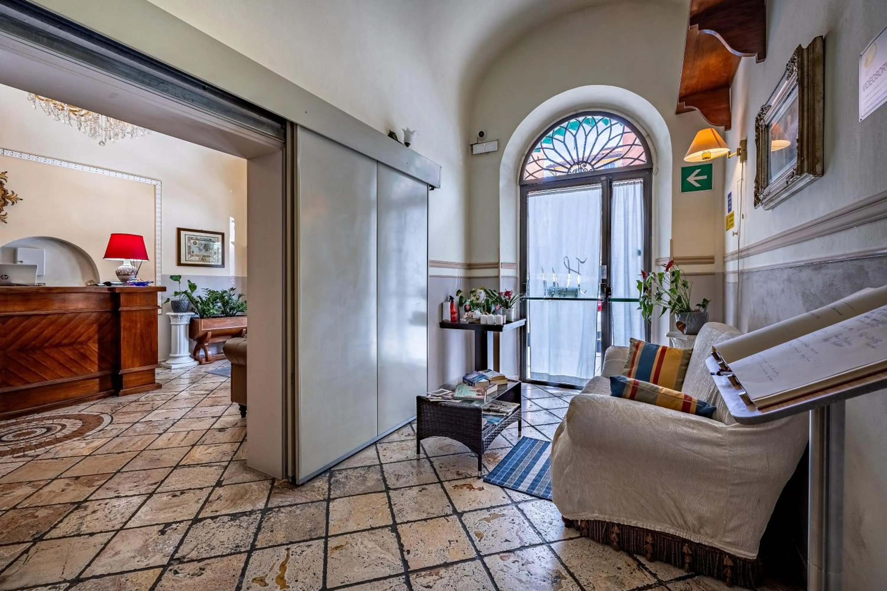 Lobby or reception in Hotel Minerva