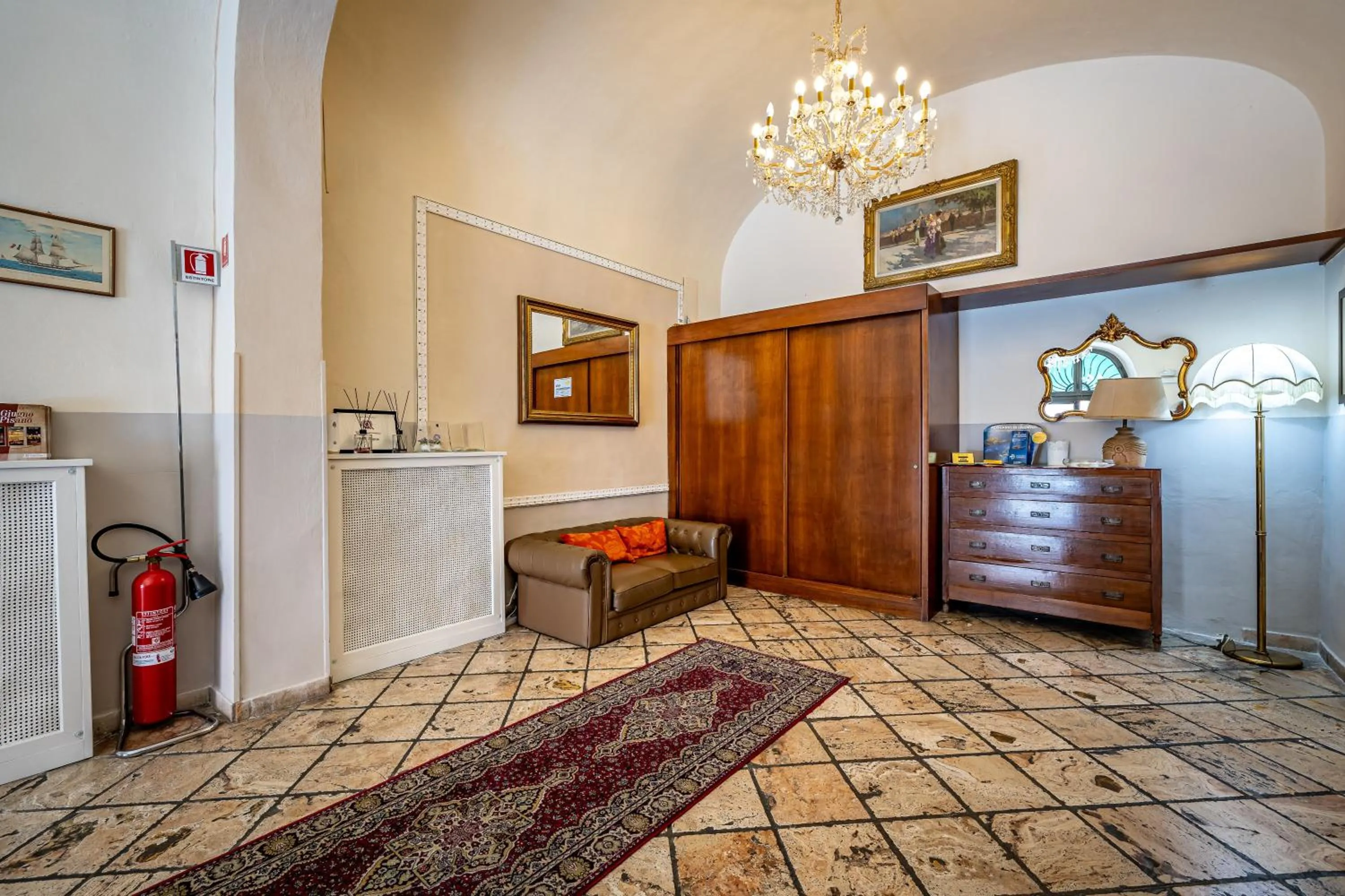 Lobby or reception in Hotel Minerva