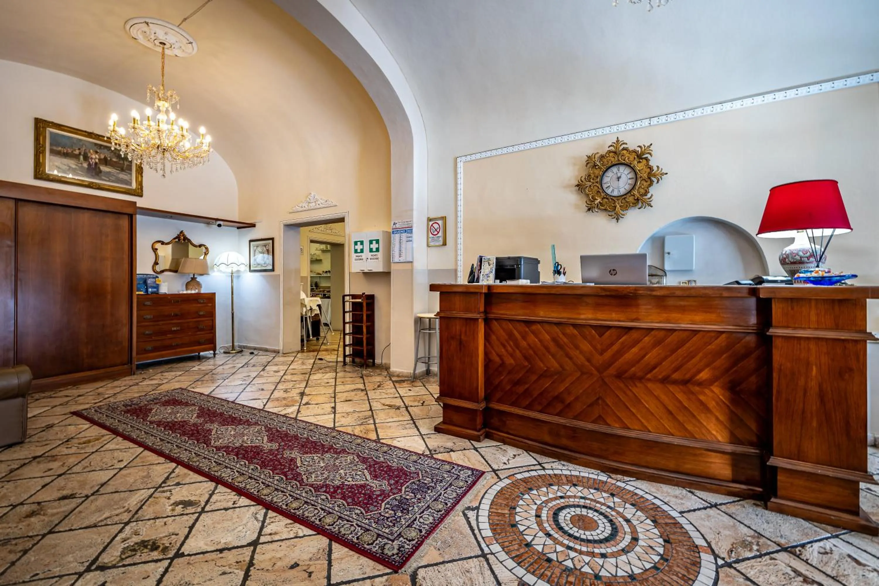 Lobby or reception in Hotel Minerva