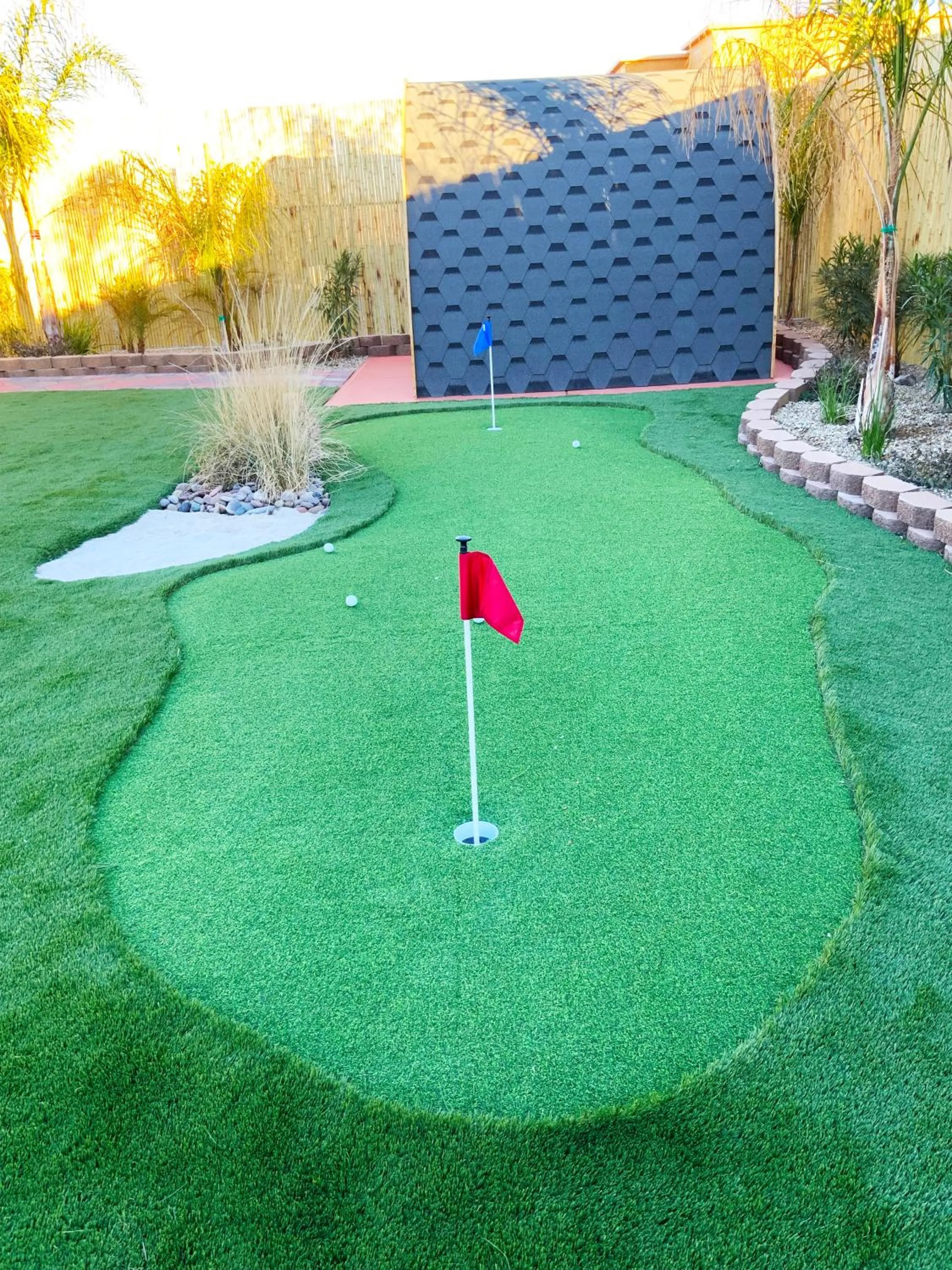 Minigolf in Buddha Mansion Luxury Resort - 8BR Modern, HotTub, Huge pool, Sauna, BBQ grill, Game Room