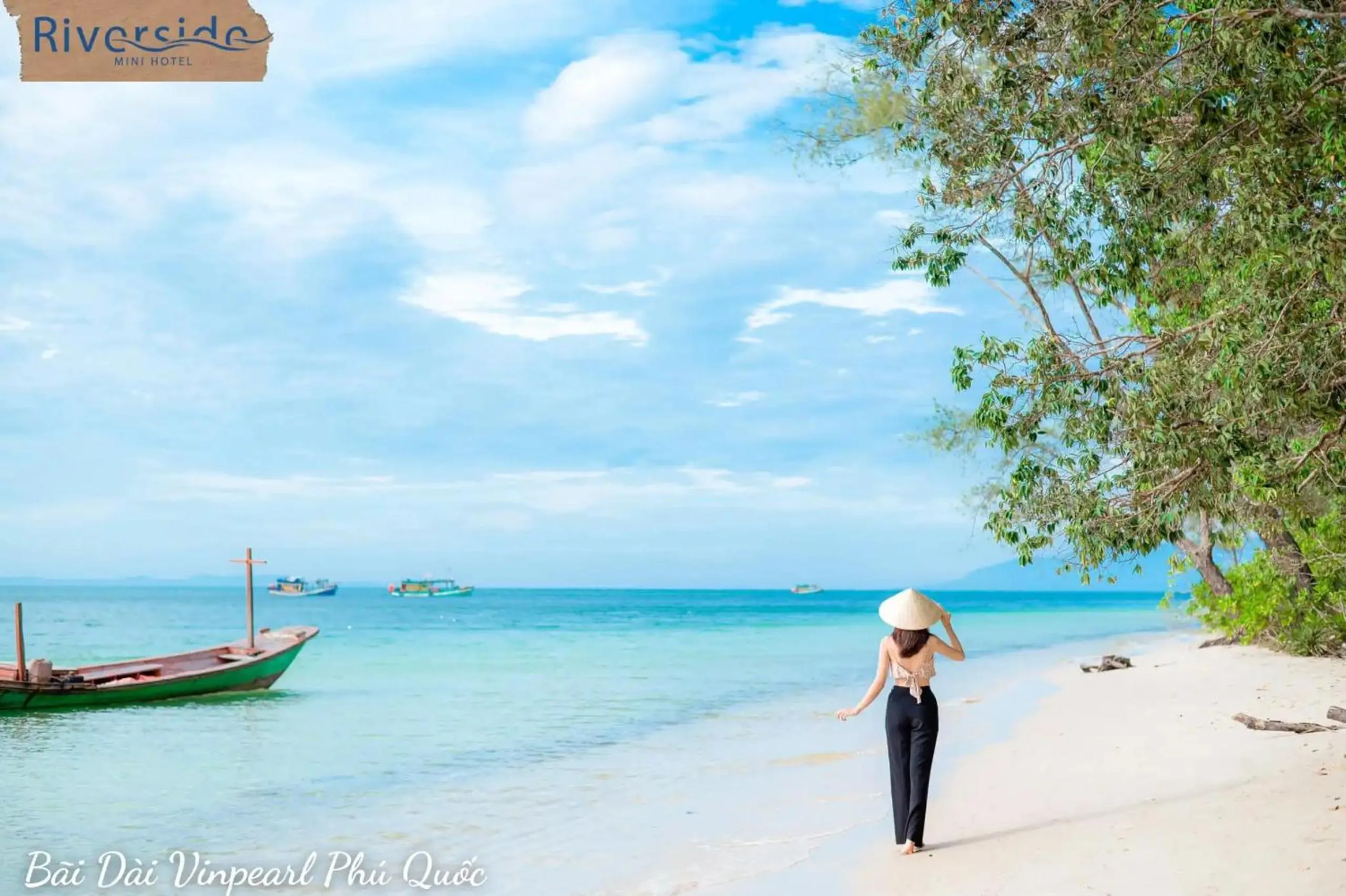 Beach in Riverside Mini Hotel Grand World Phu Quoc