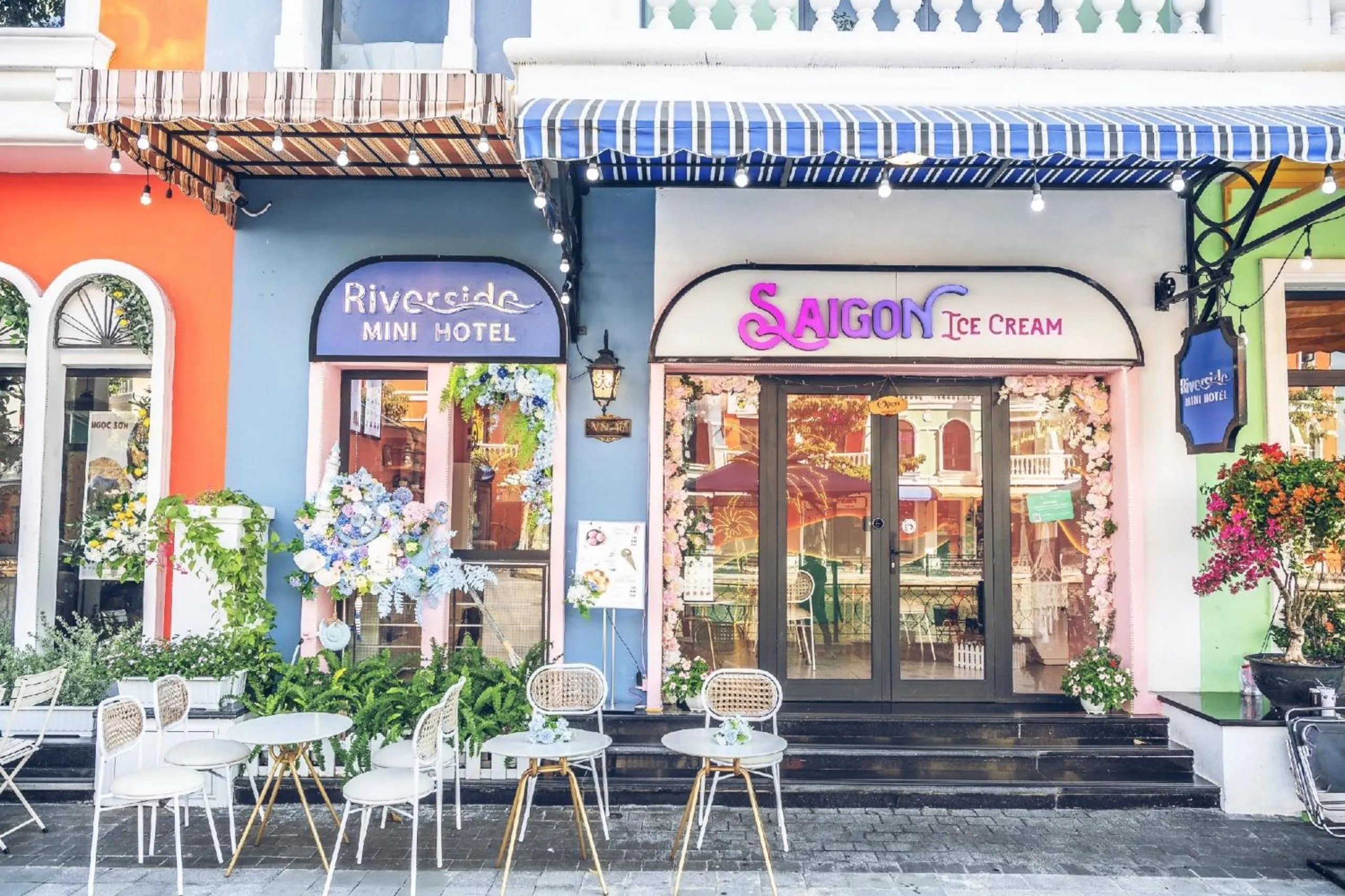 Property building in Riverside Mini Hotel Grand World Phu Quoc