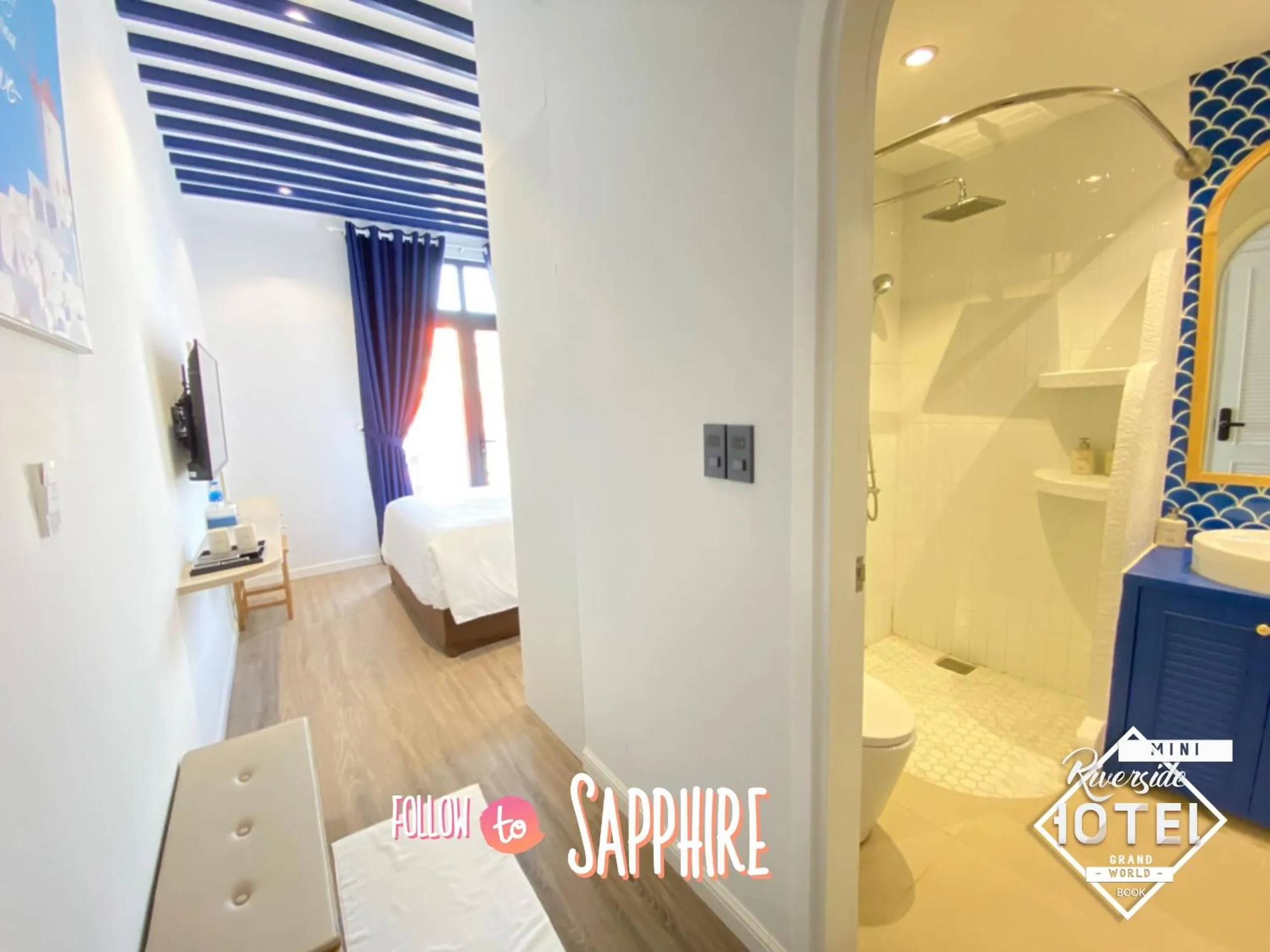 Bathroom in Riverside Mini Hotel Grand World Phu Quoc