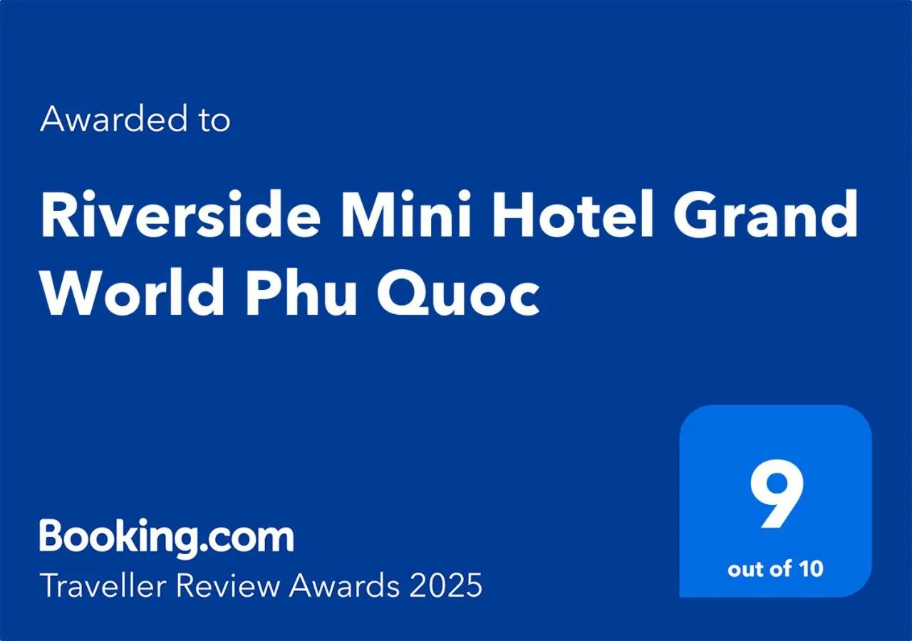 Certificate/Award in Riverside Mini Hotel Grand World Phu Quoc