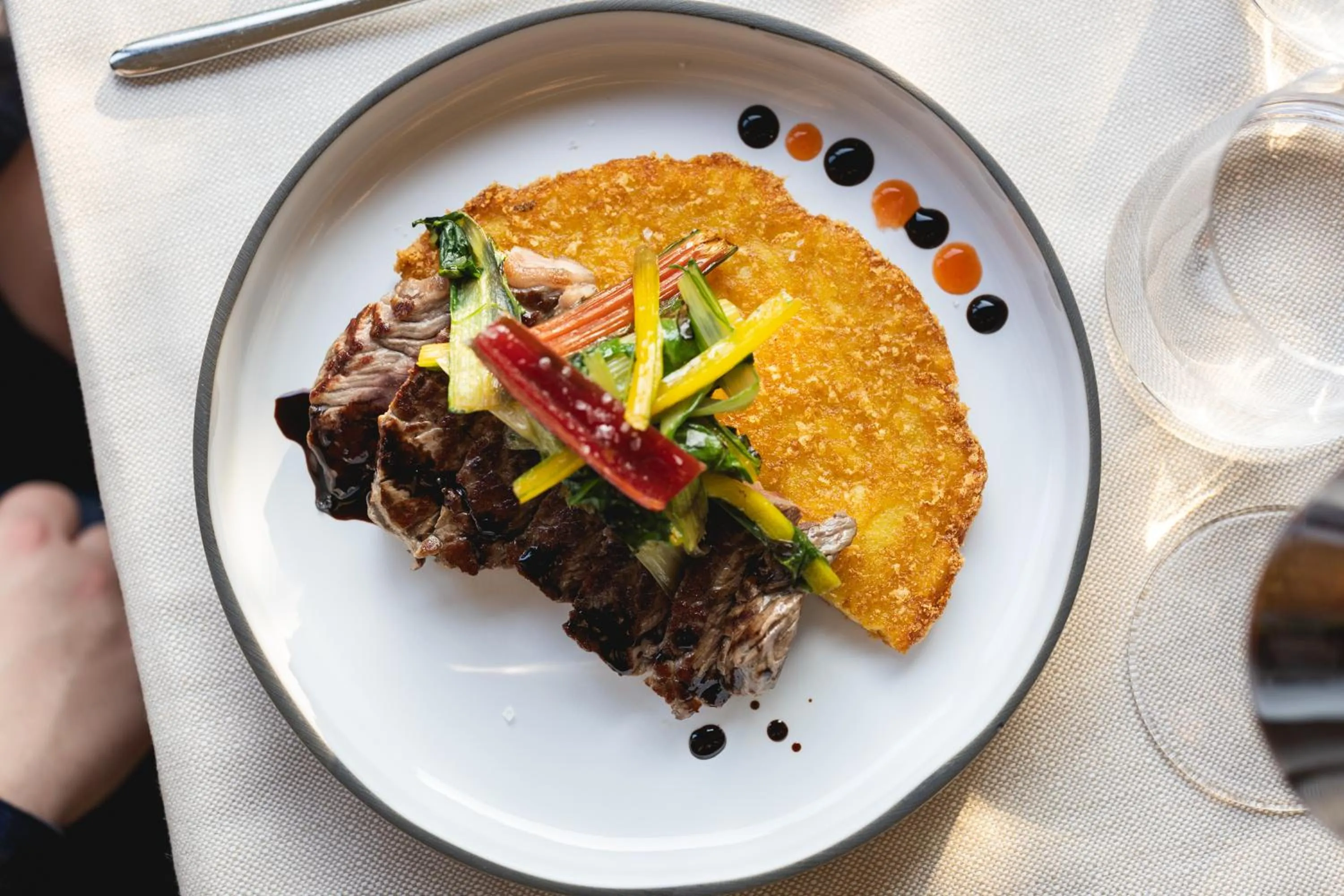 Restaurant/places to eat in UNA Hotels Galles Milano