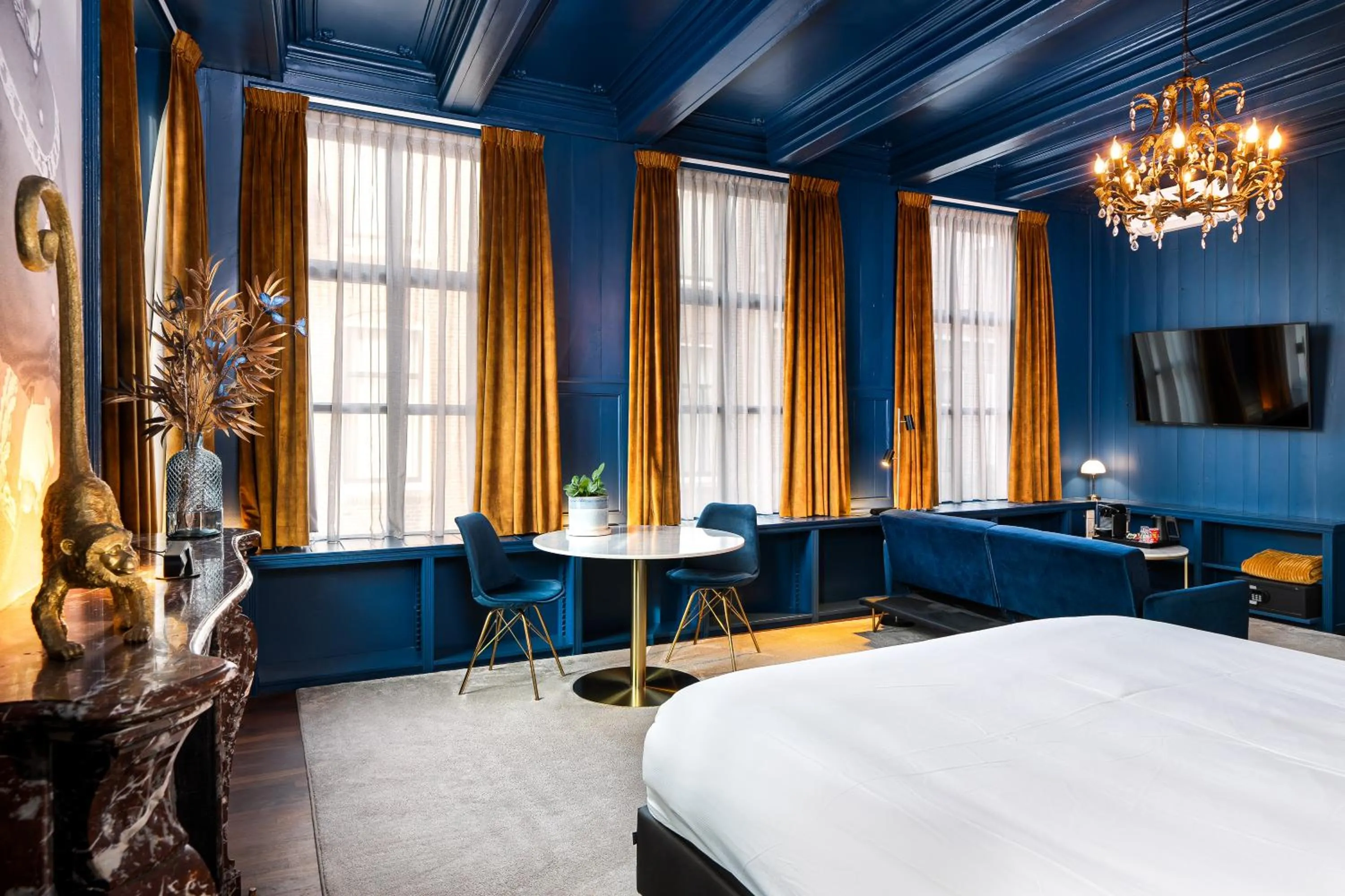 Dining area, Bed in De Olde Signorie