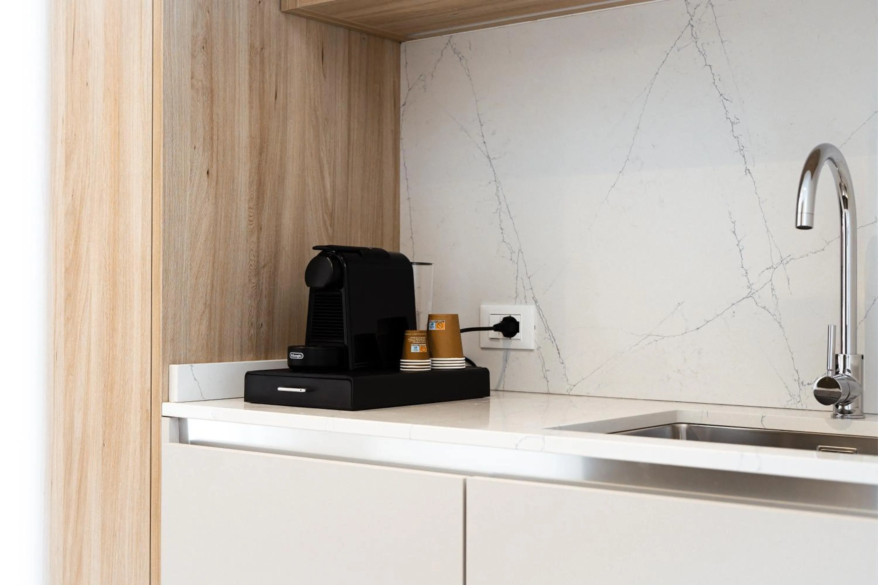 Kitchen or kitchenette in Hotel Cavalieri Palace & Suites