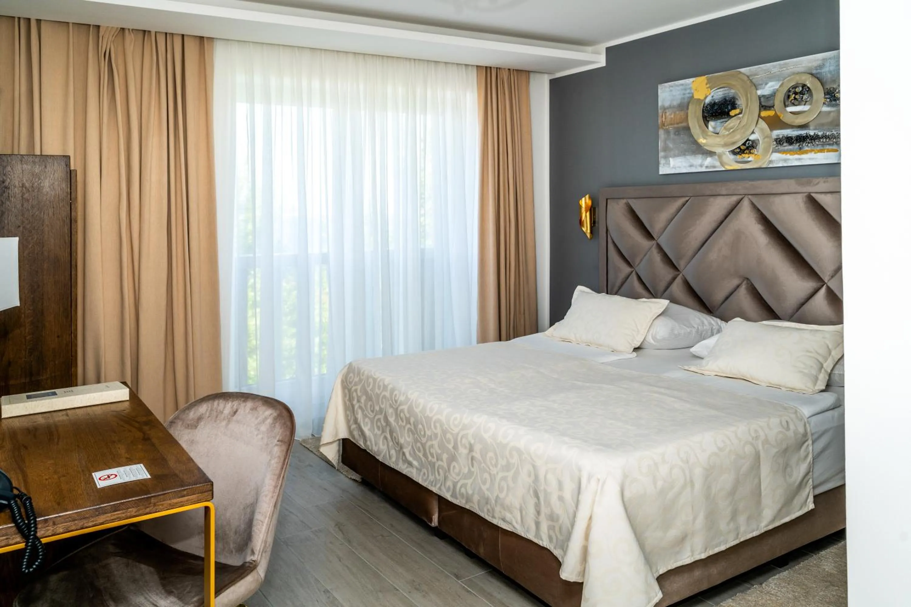 View (from property/room), Bed in Heritage Hotel Stypia