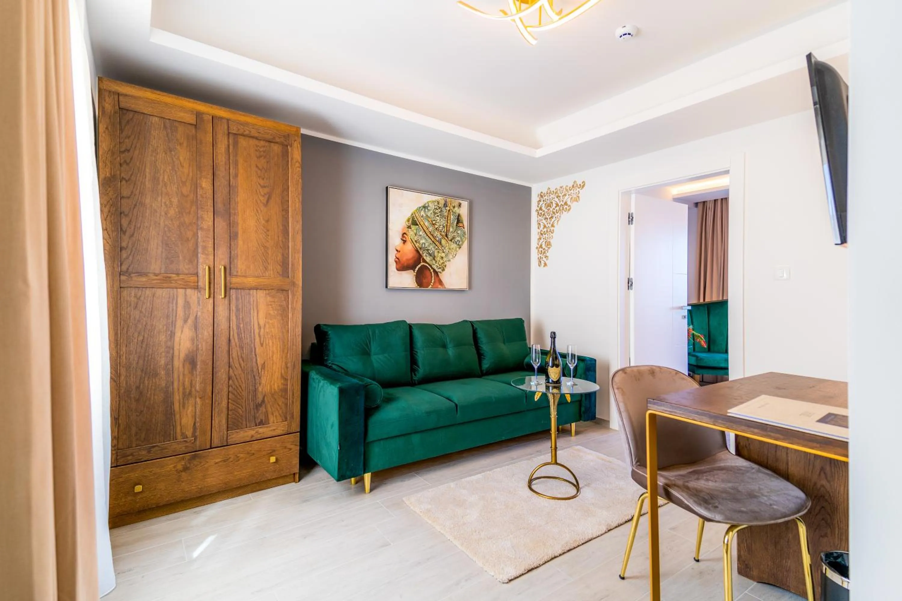 Decorative detail in Heritage Hotel Stypia