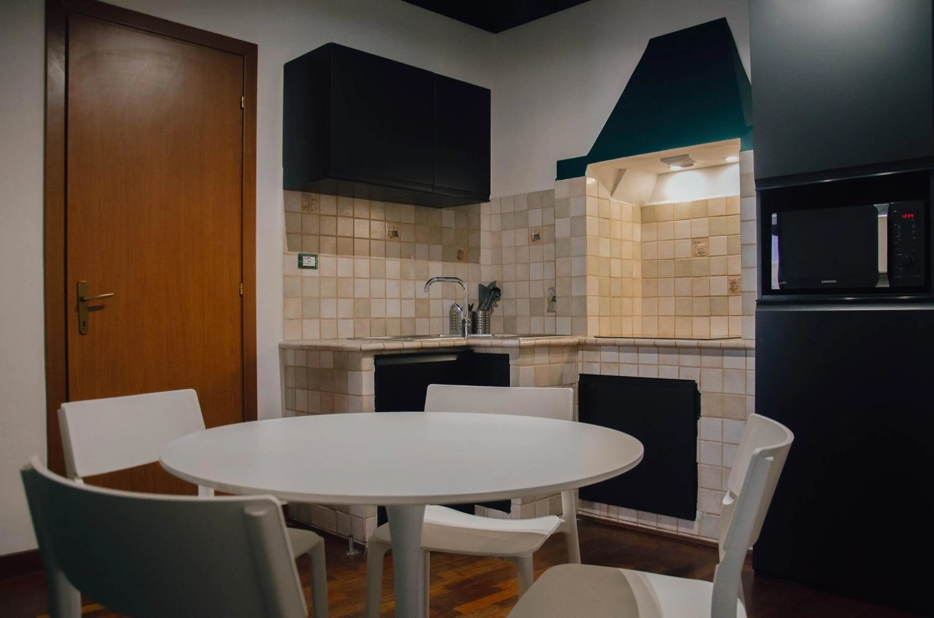 Kitchen or kitchenette in Hotel Anfiteatro Flavio