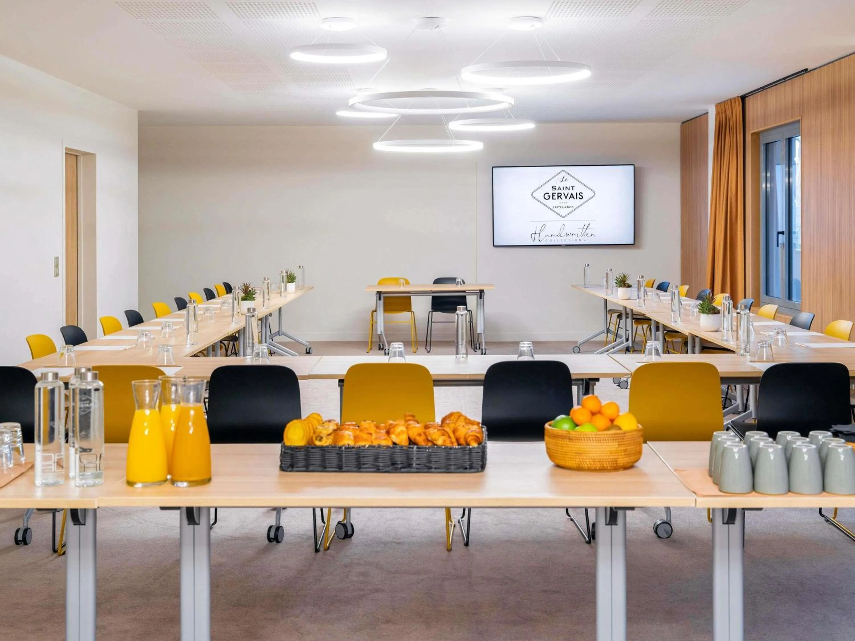 Meeting/conference room in Le Saint Gervais Hotel & Spa Handwritten Collection