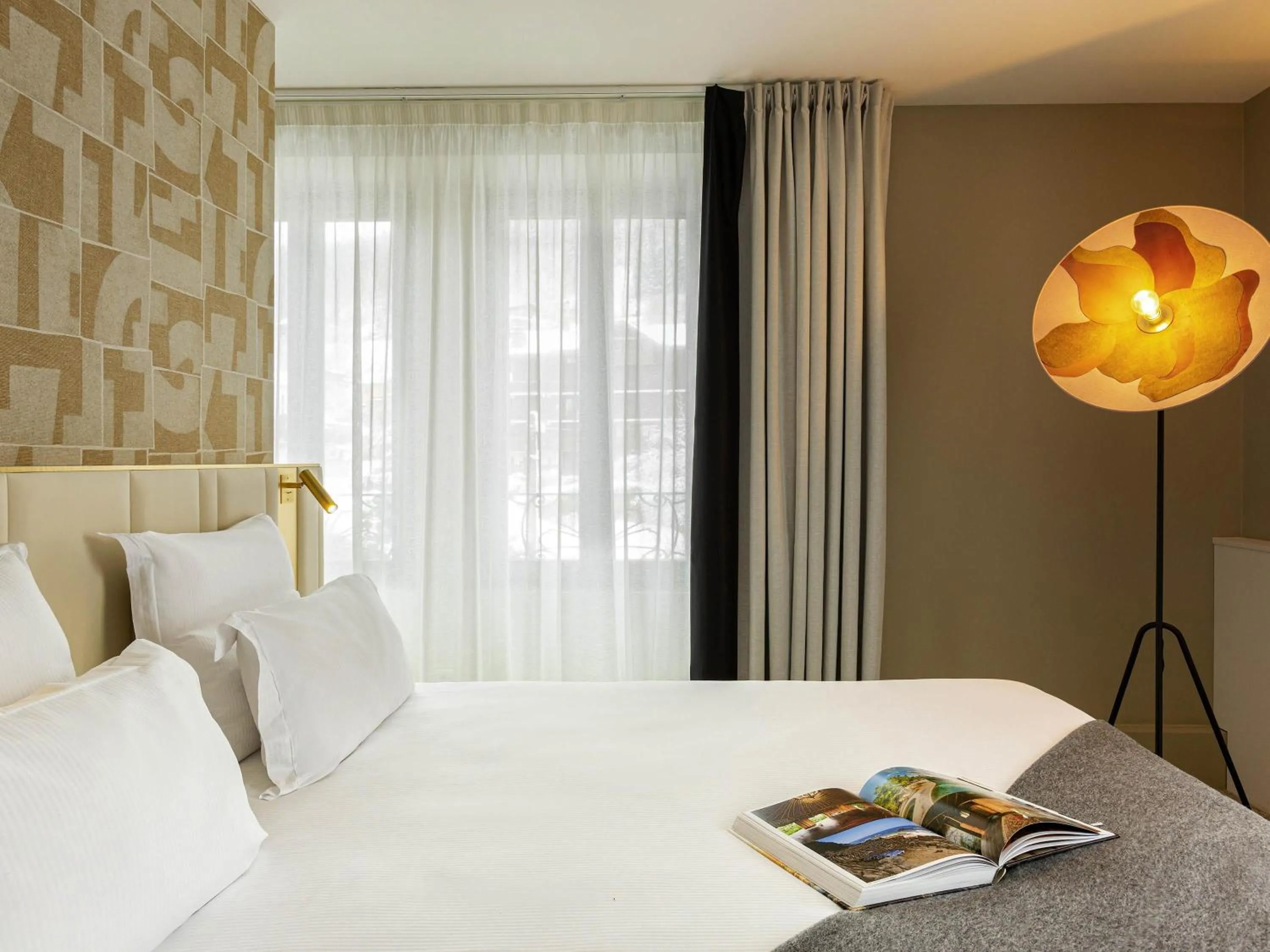 Bedroom, Bed in Le Saint Gervais Hotel & Spa Handwritten Collection