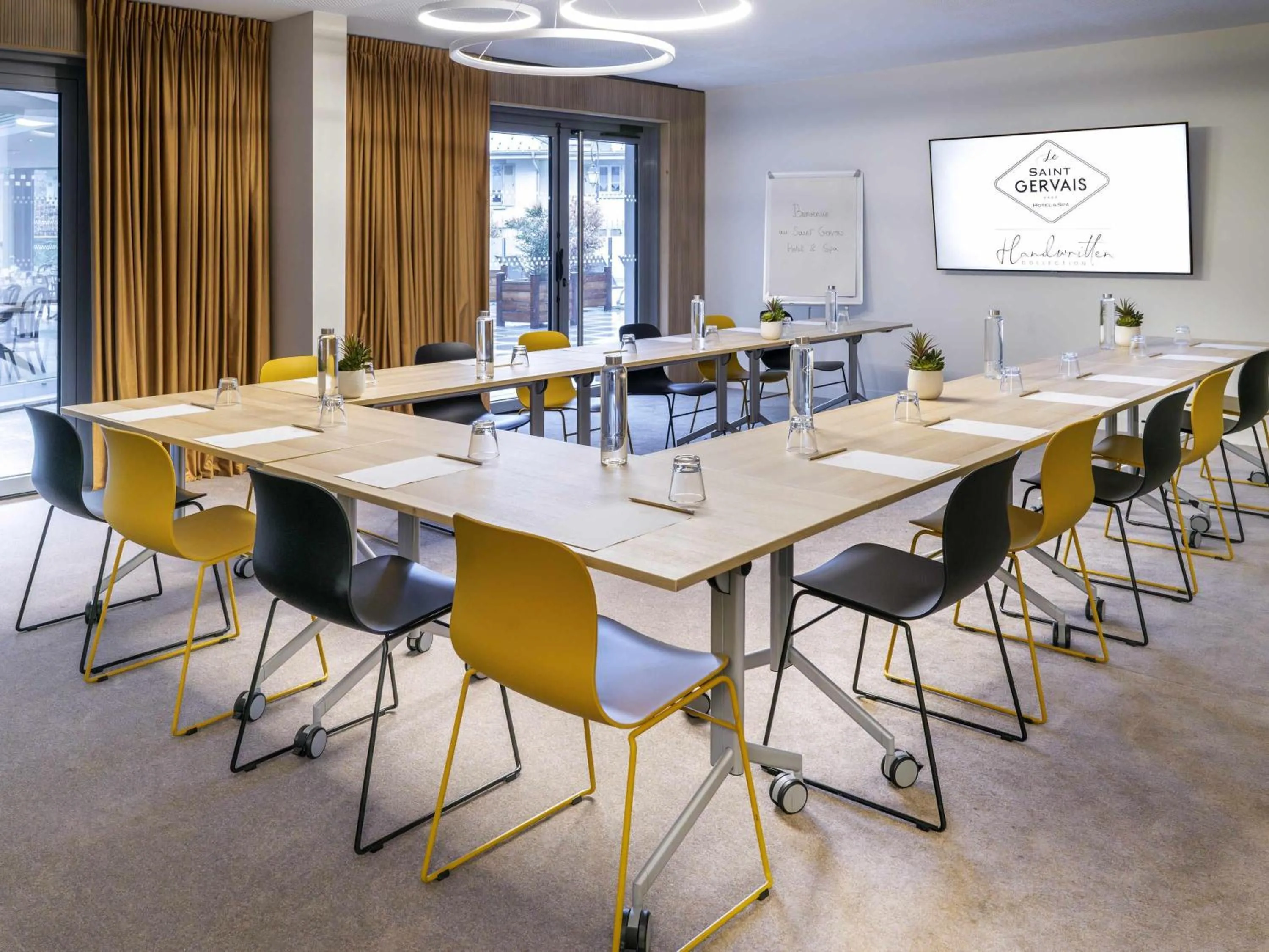 Meeting/conference room in Le Saint Gervais Hotel & Spa Handwritten Collection