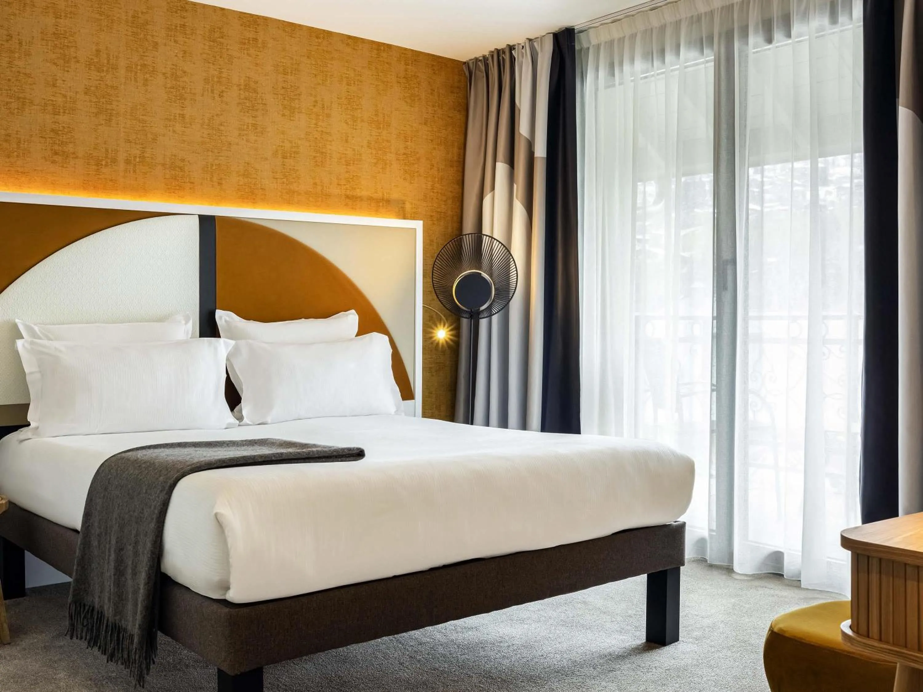 Bedroom, Bed in Le Saint Gervais Hotel & Spa Handwritten Collection