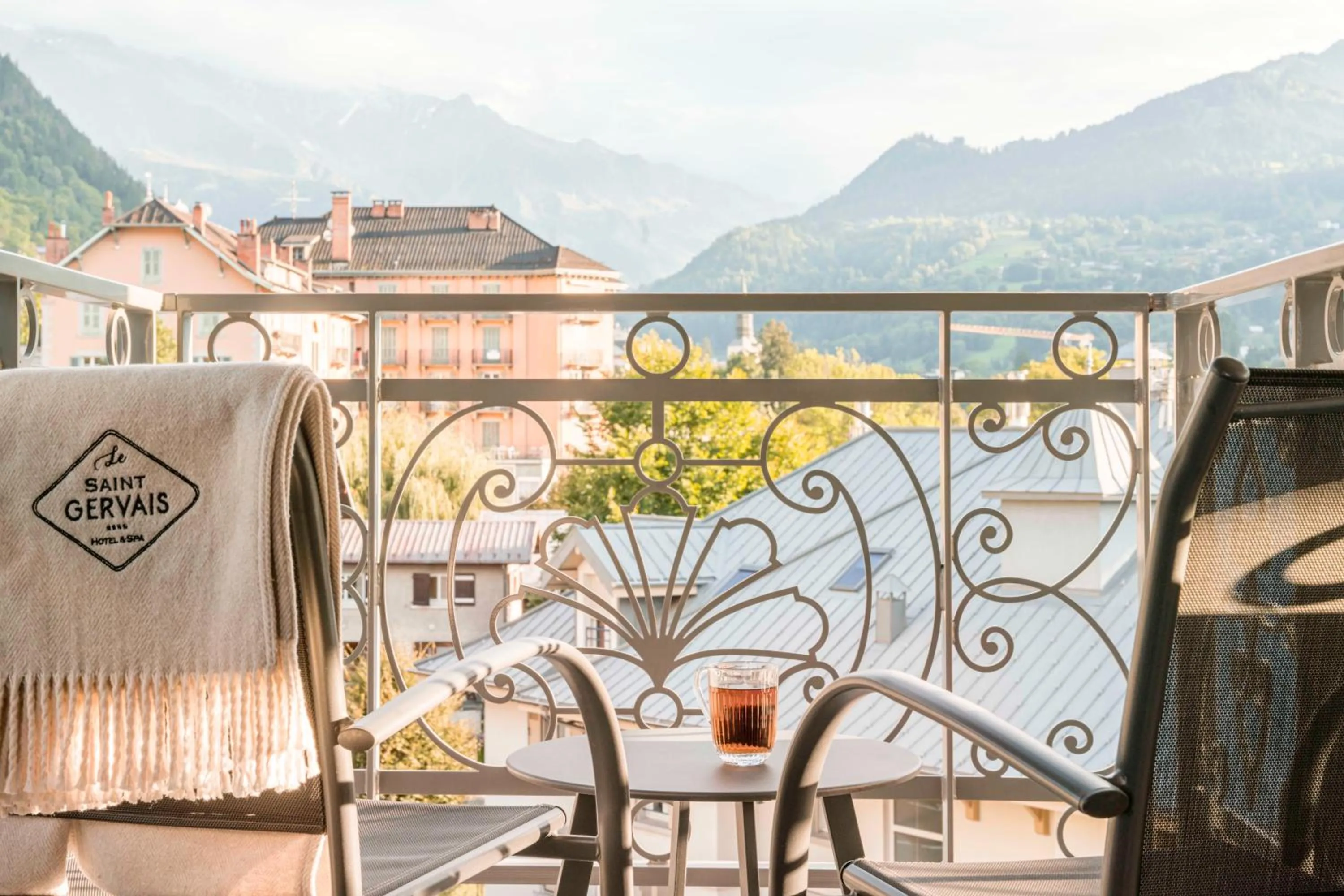Balcony/Terrace in Le Saint Gervais Hotel & Spa Handwritten Collection
