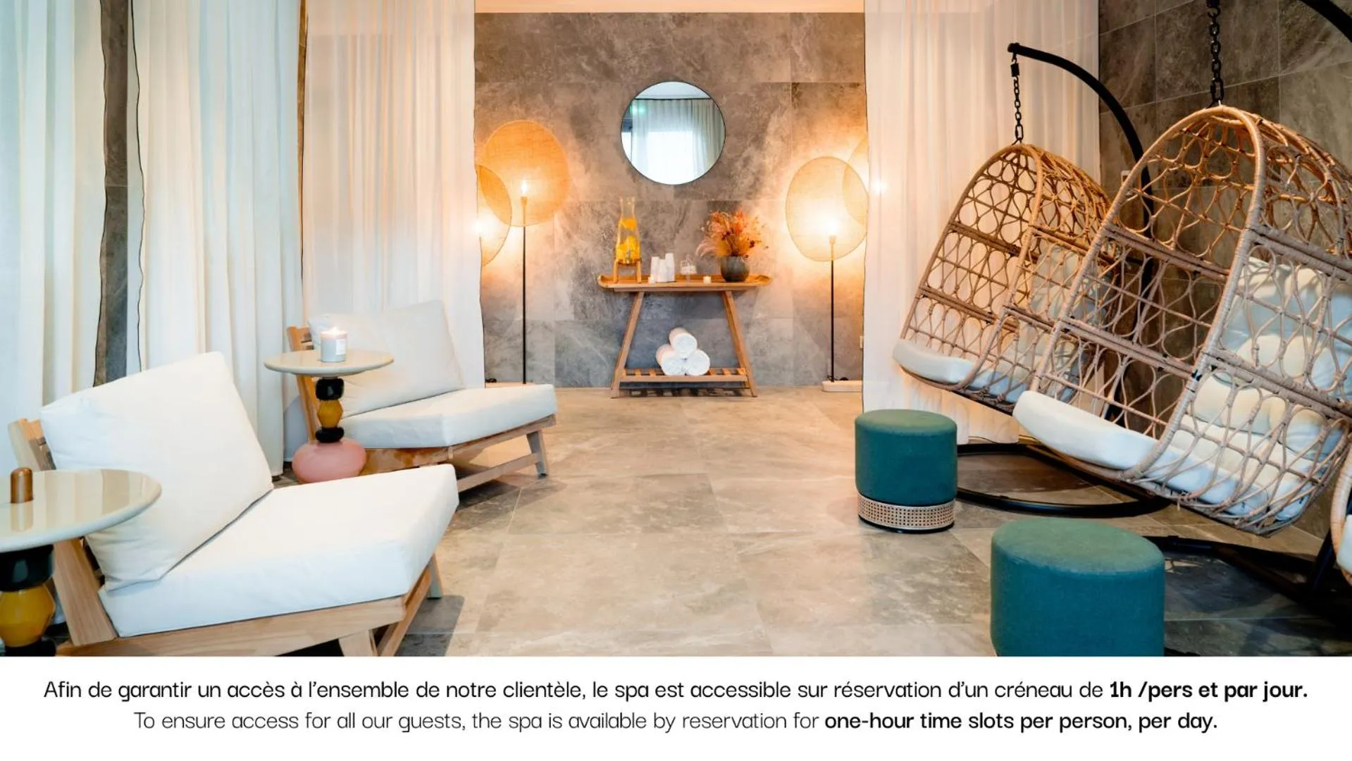 Spa and wellness centre/facilities in Le Saint Gervais Hotel & Spa Handwritten Collection