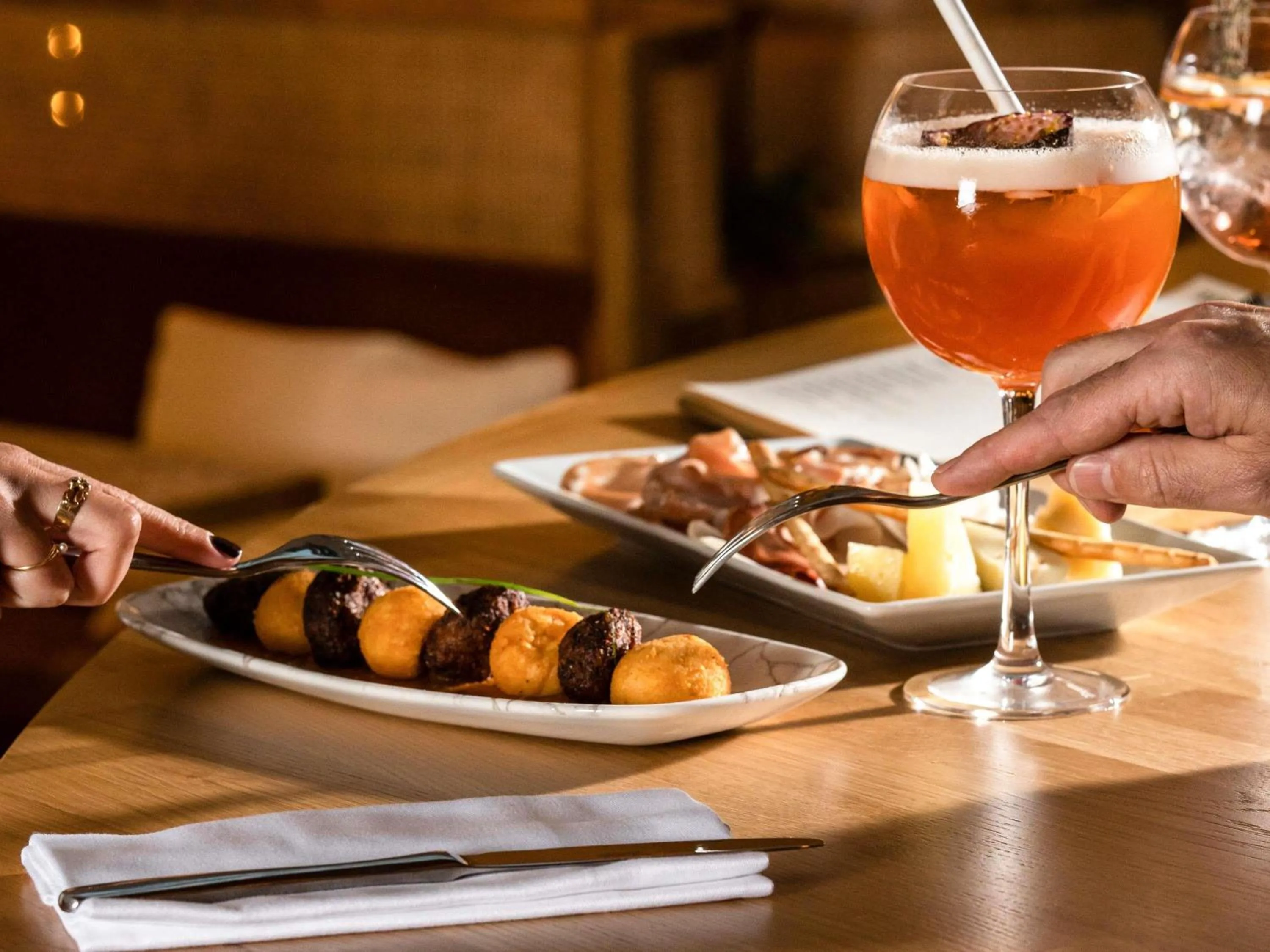 Lounge or bar in Le Saint Gervais Hotel & Spa Handwritten Collection