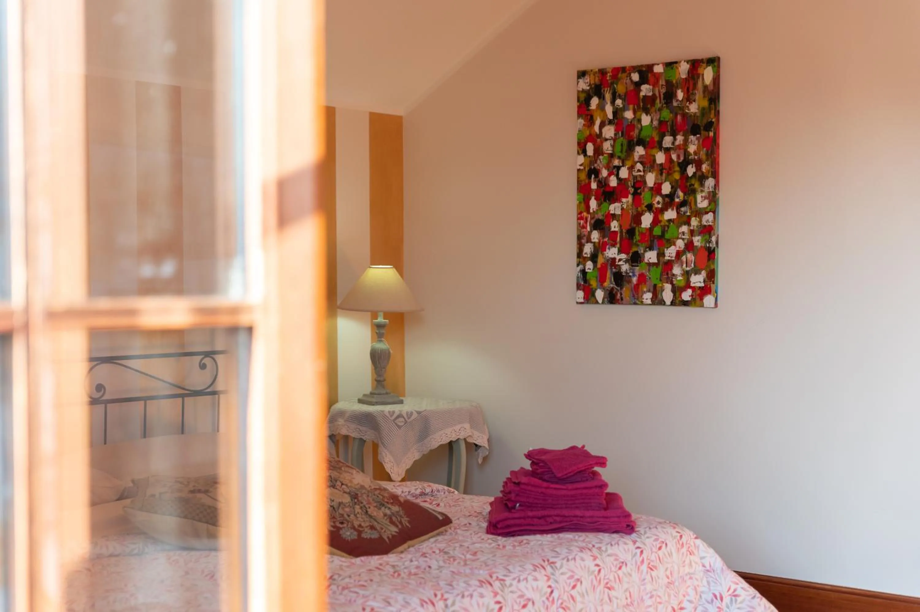 Bed in Villa Annamaria