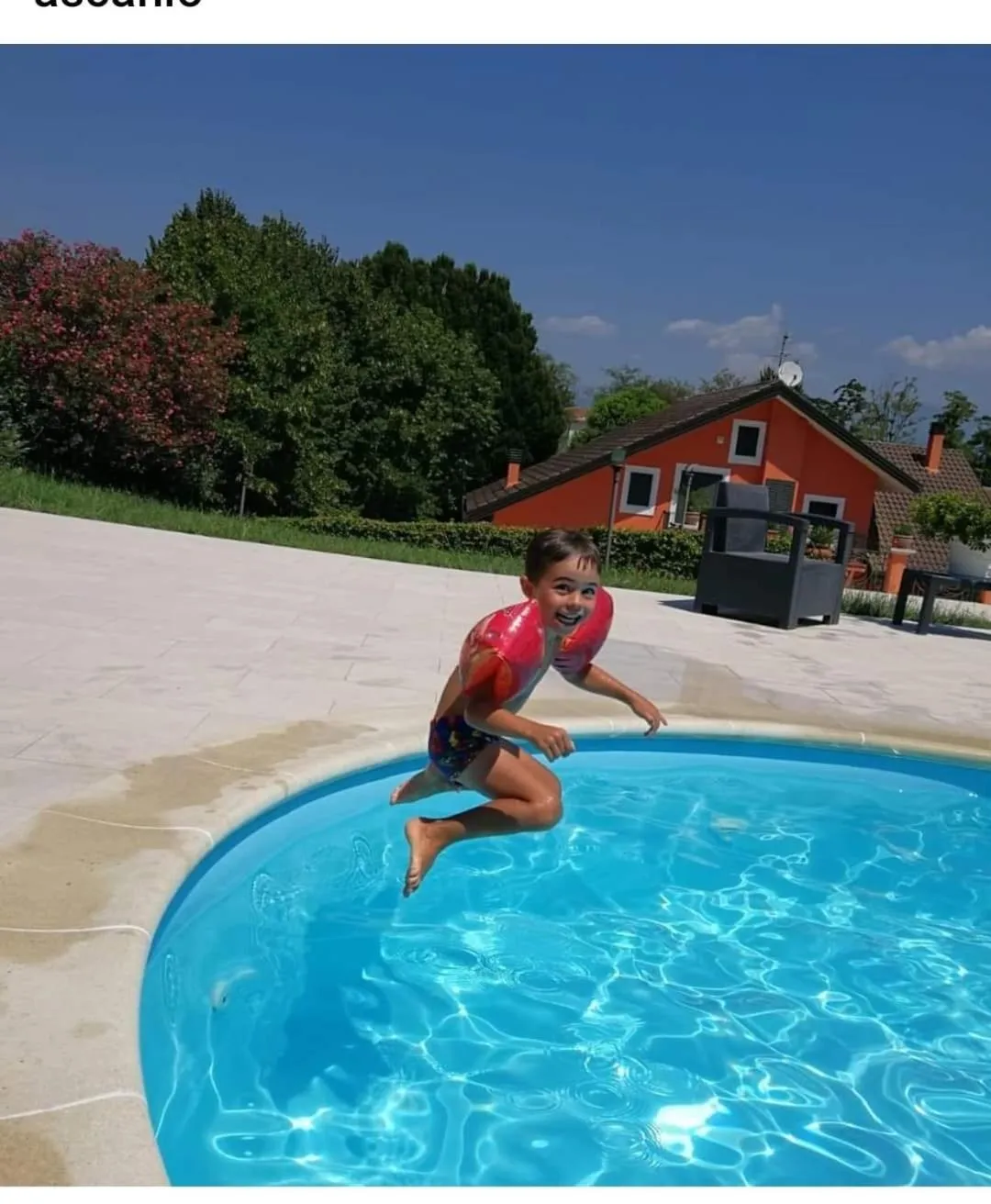 Swimming pool in Villa Annamaria