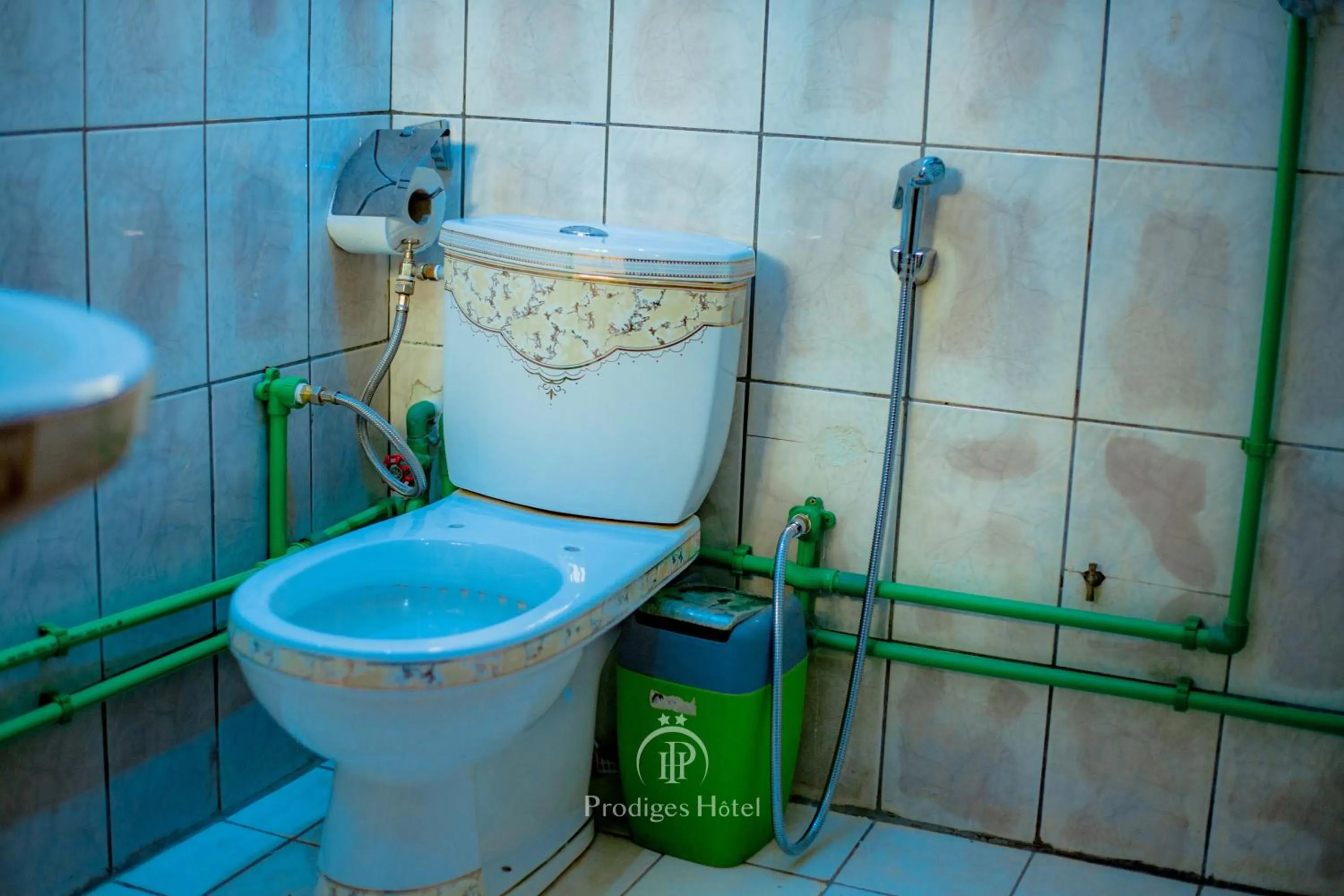 Toilet in Prodiges Hôtel