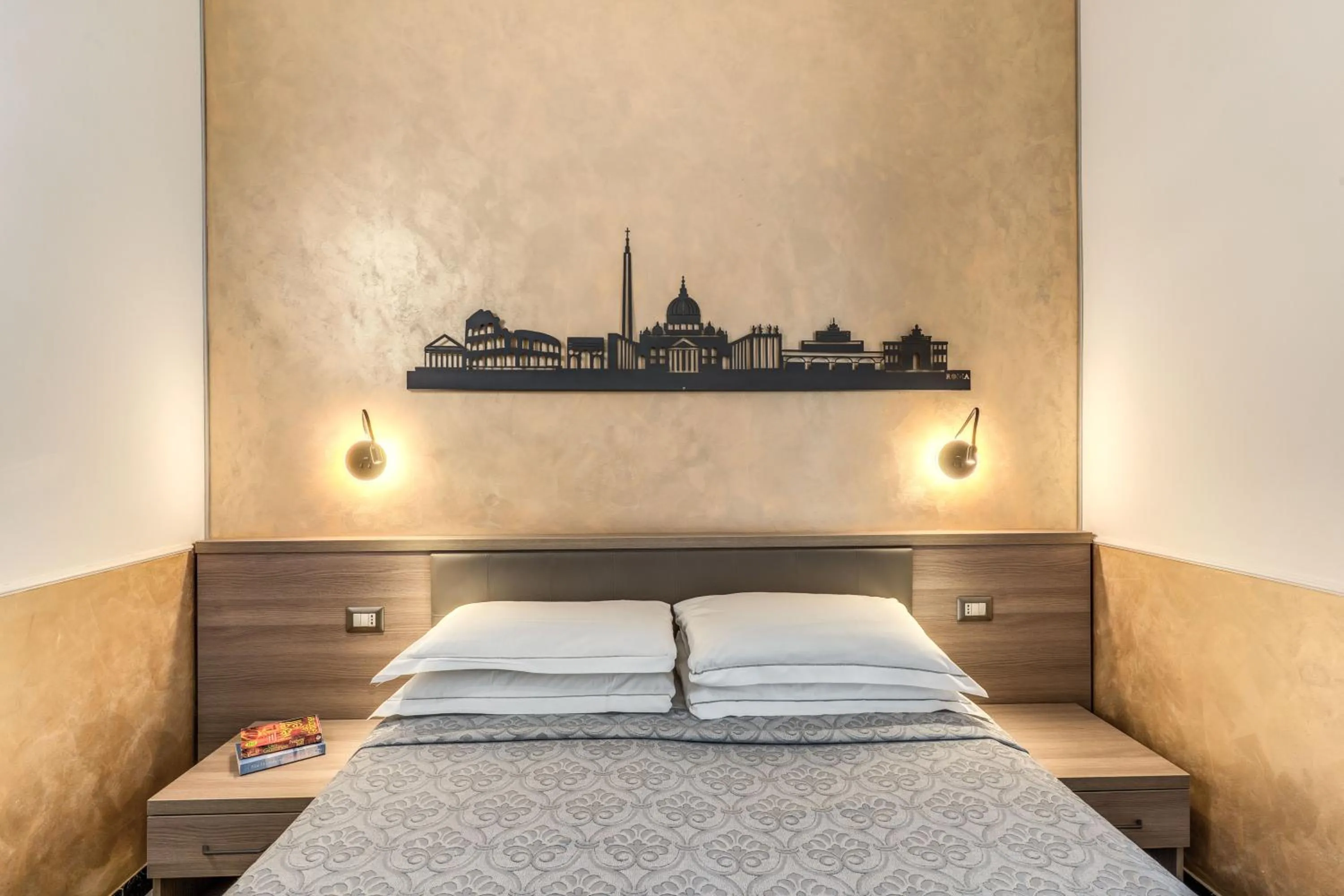 Bed in Hotel Centro Cavour Roma