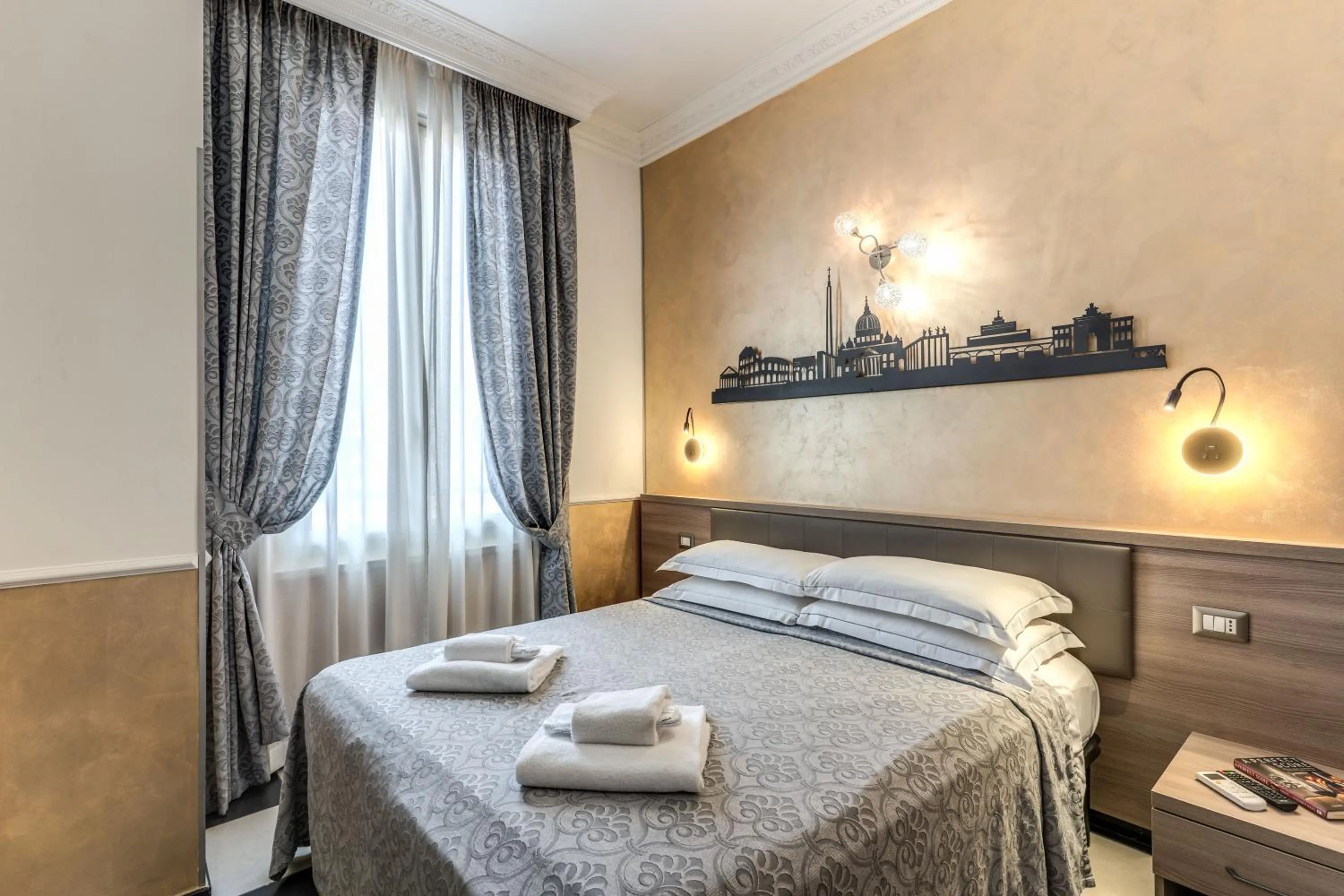 Bed in Hotel Centro Cavour Roma