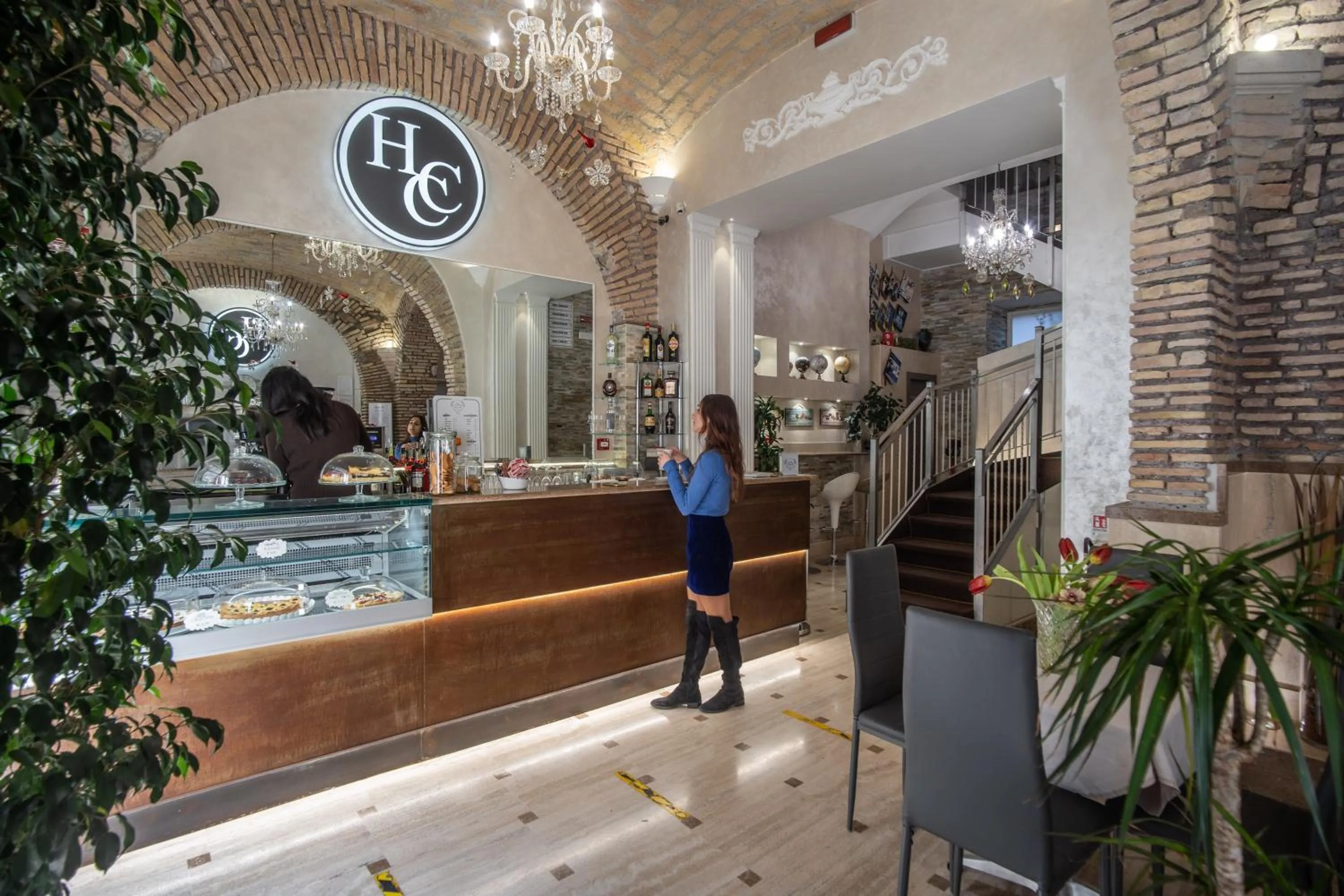 Lobby or reception in Hotel Centro Cavour Roma