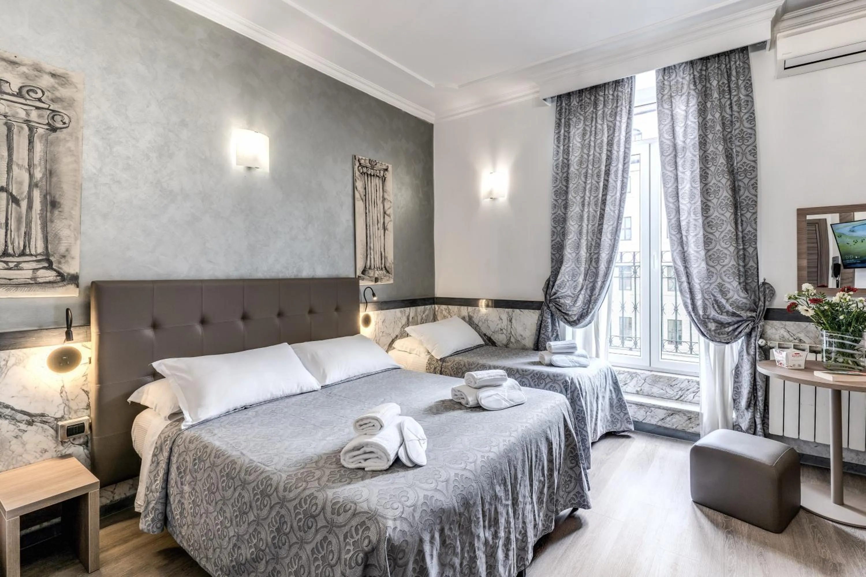 Bed in Hotel Centro Cavour Roma