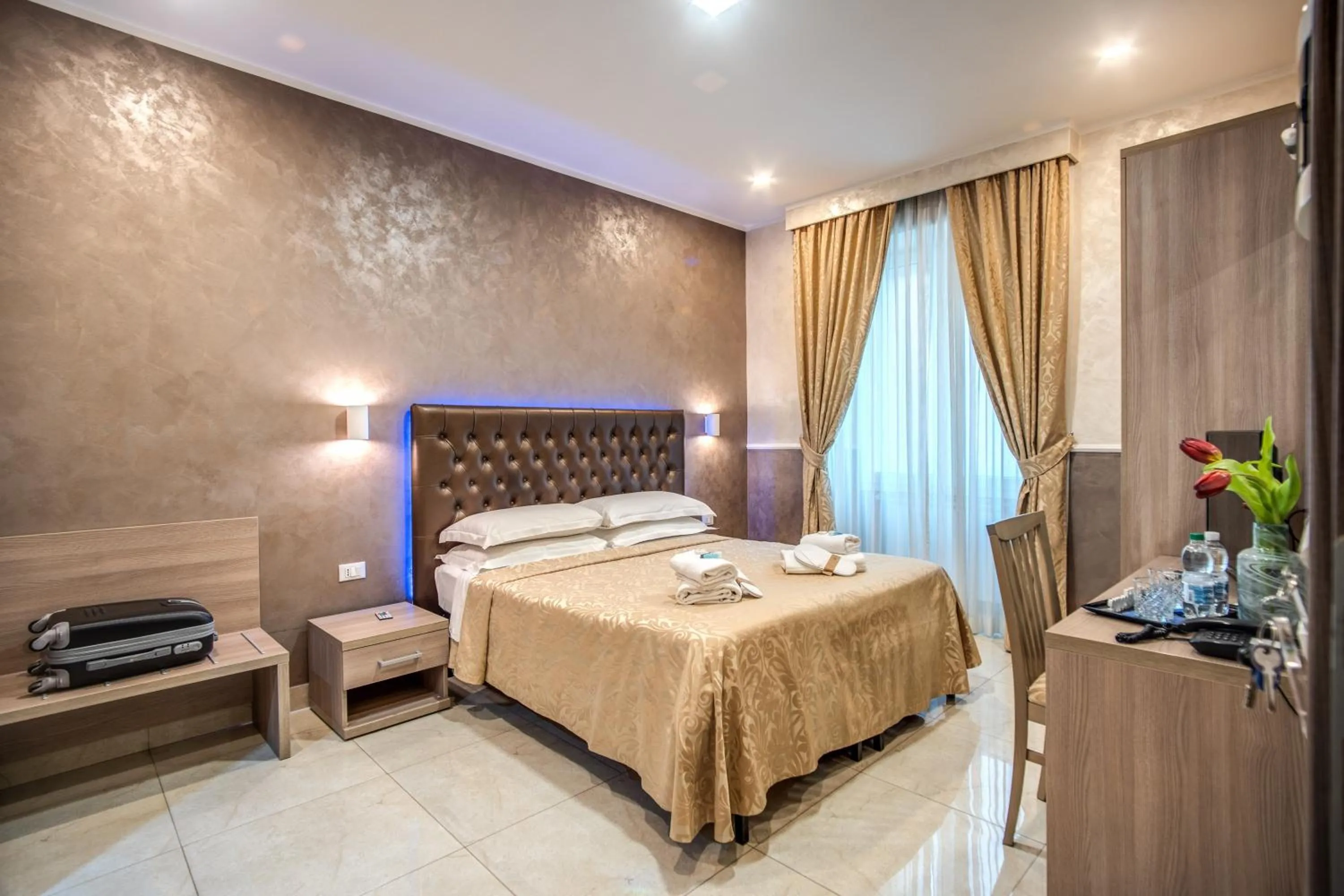 Bed in Hotel Centro Cavour Roma