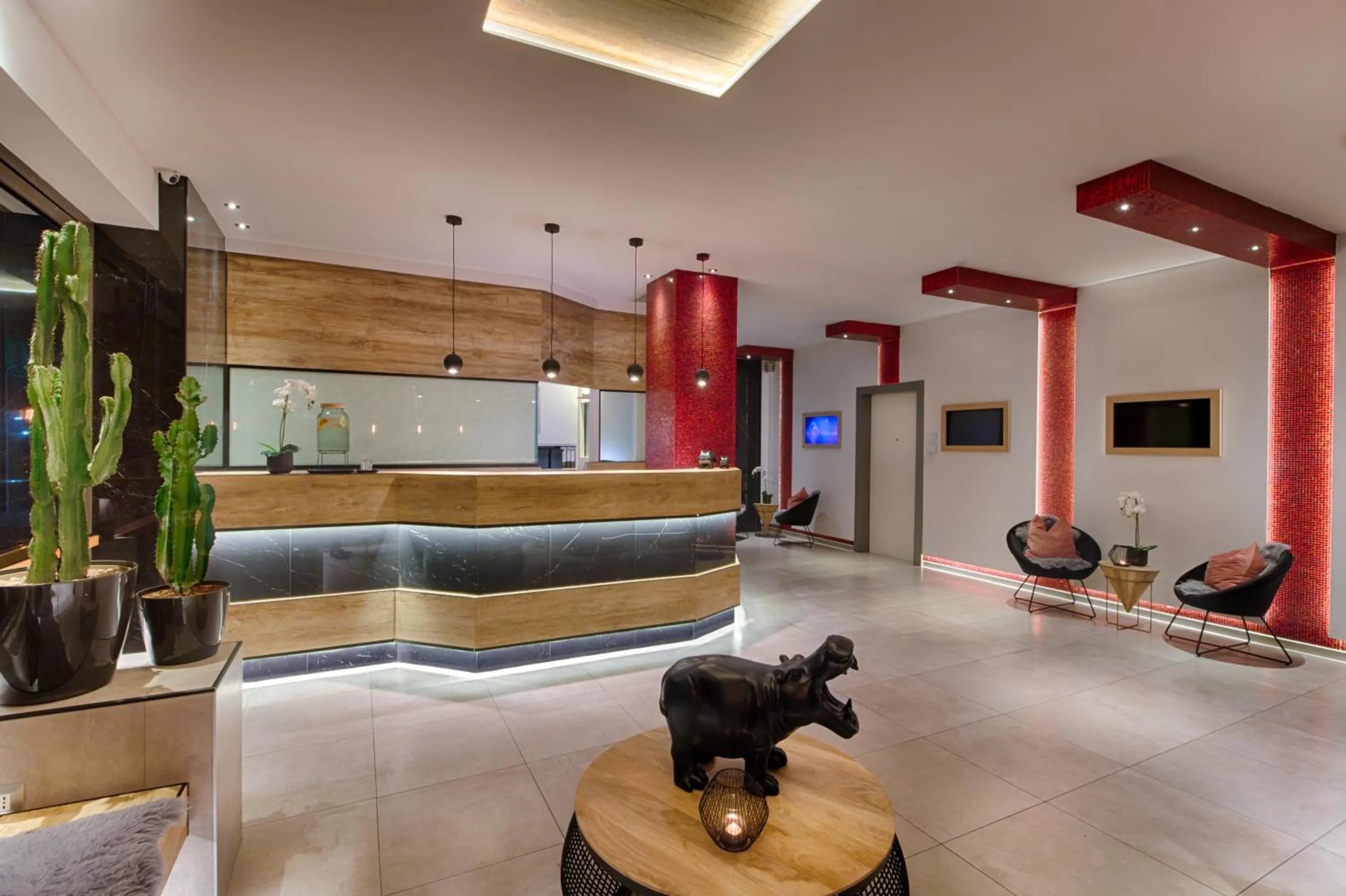 Lobby or reception in Hotel Raganelli