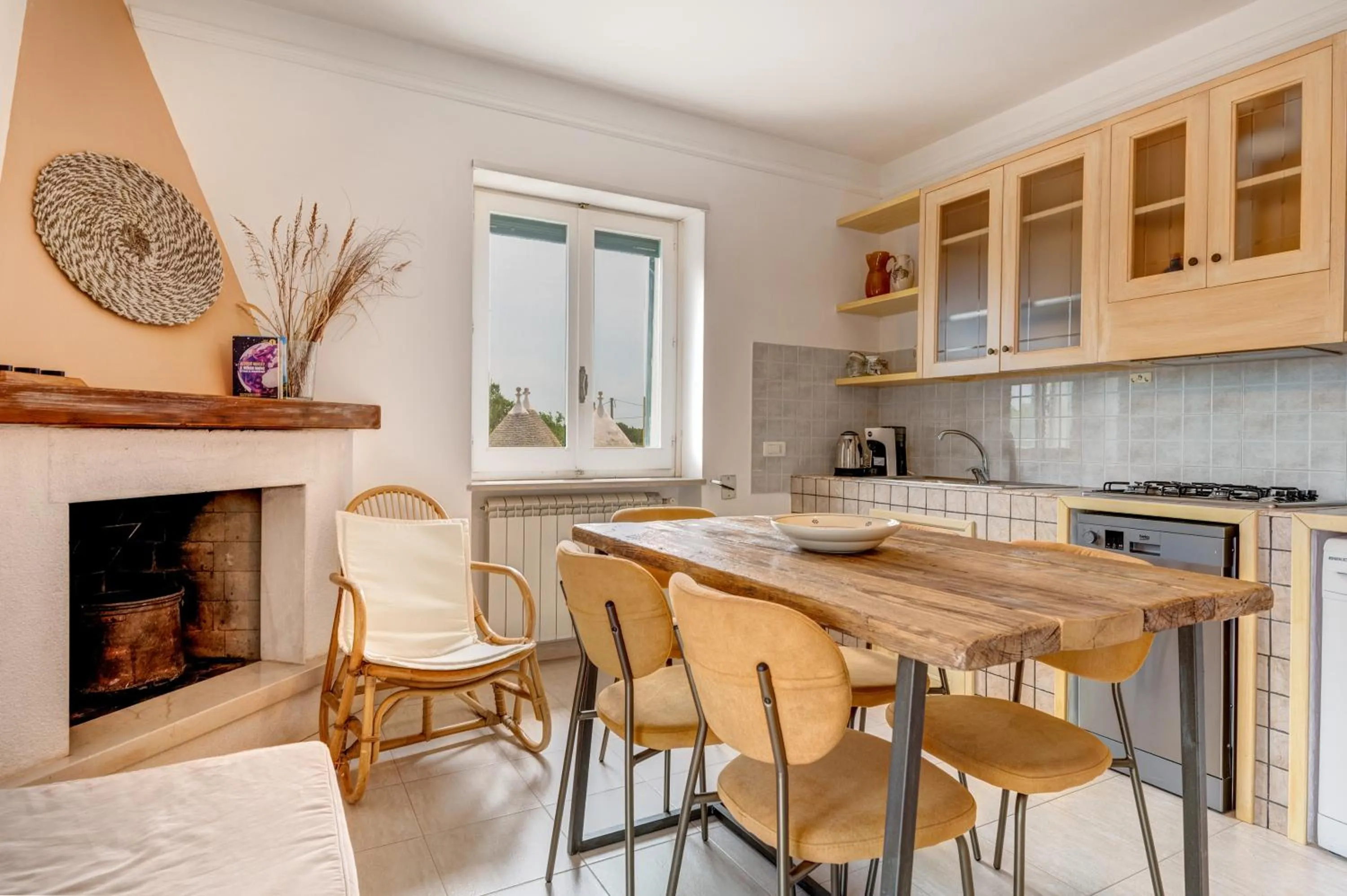 Kitchen or kitchenette in La Casèdde