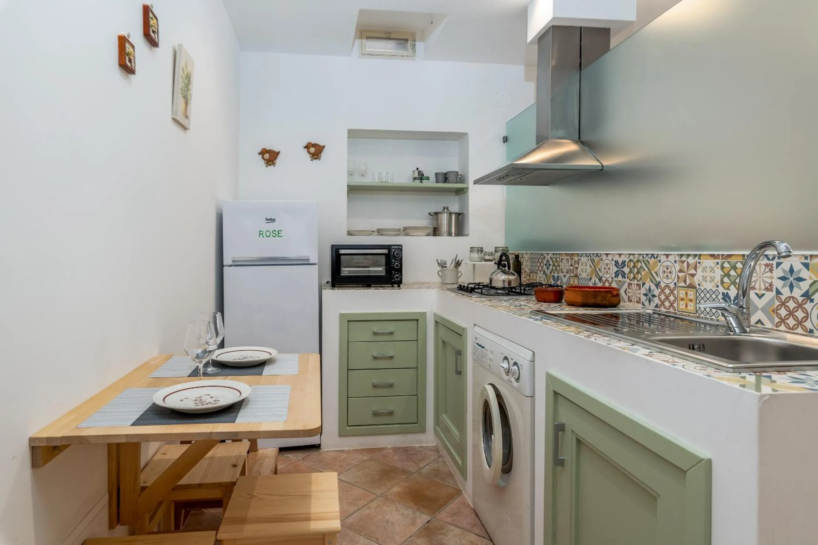 Kitchen or kitchenette in La Casèdde