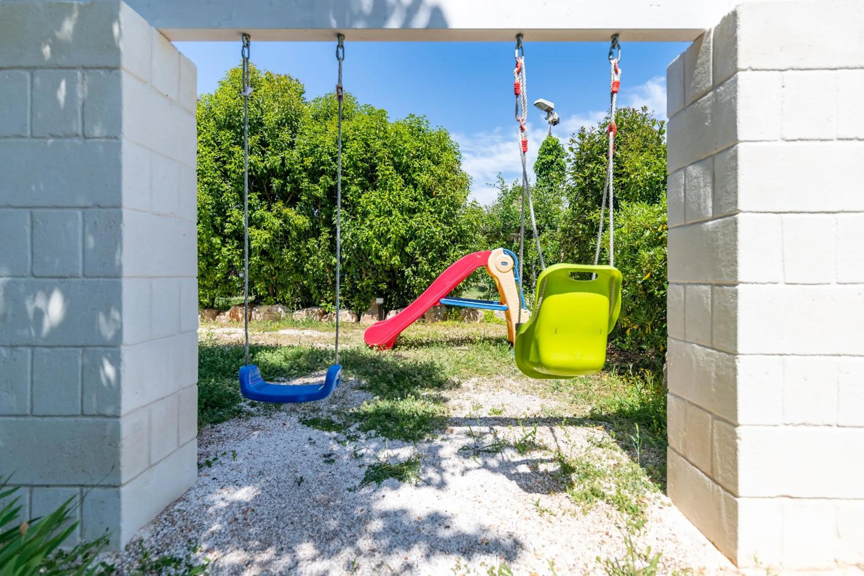 Children play ground in La Casèdde