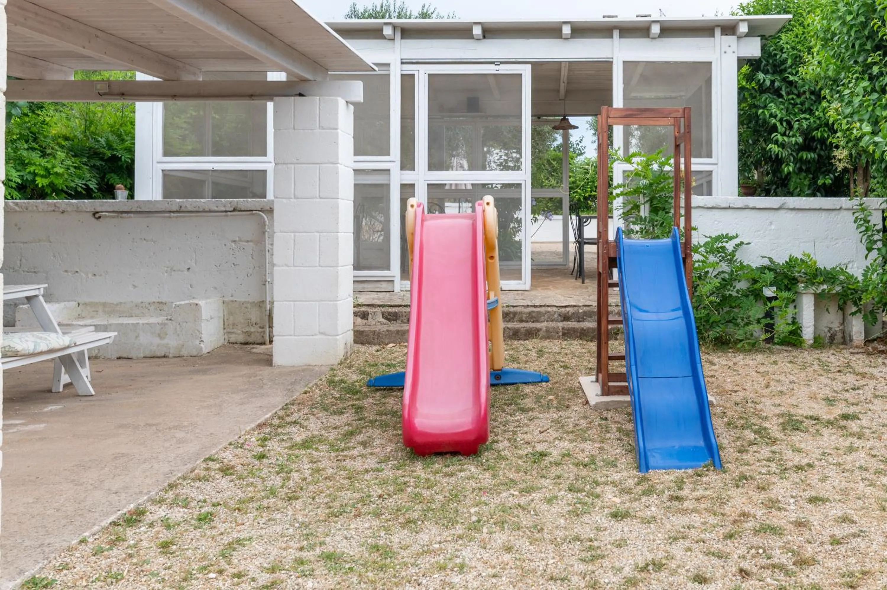Children play ground in La Casèdde