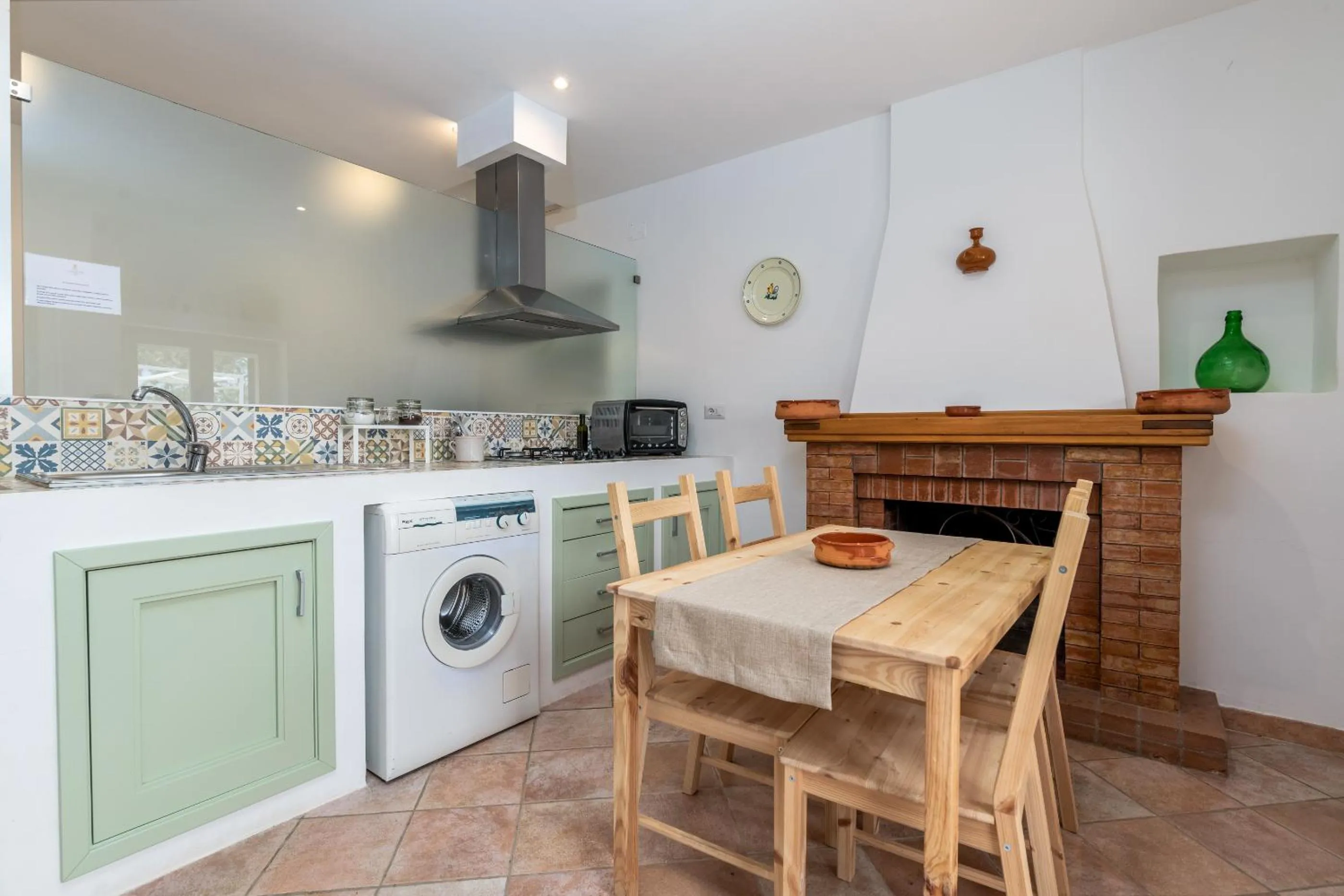 Kitchen or kitchenette in La Casèdde