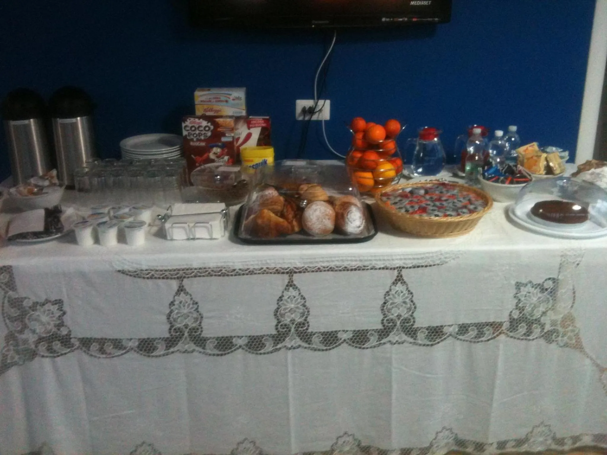 Food and drinks in Bed and Breakfast Fly