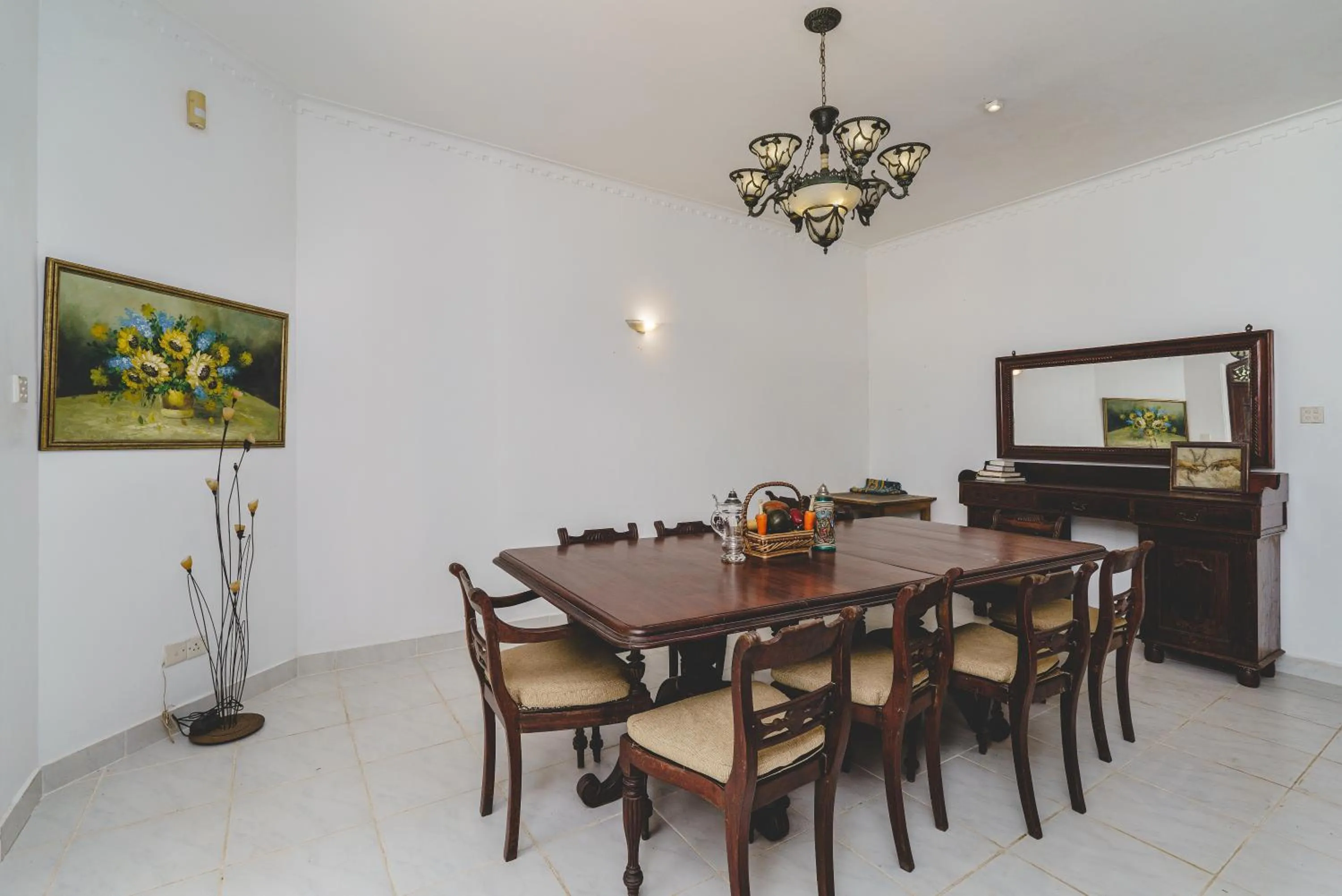 Dining area in River View Villas